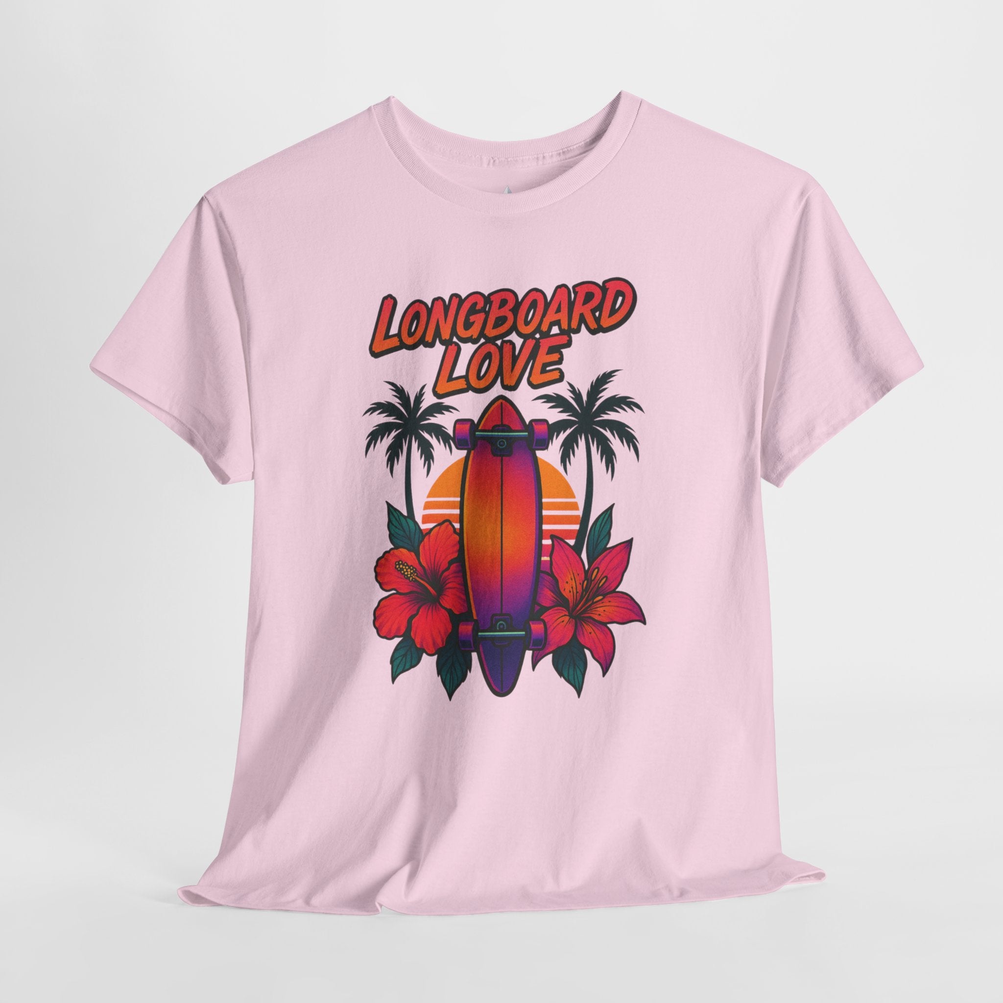 Longboard Love Unisex Heavy Cotton Tee