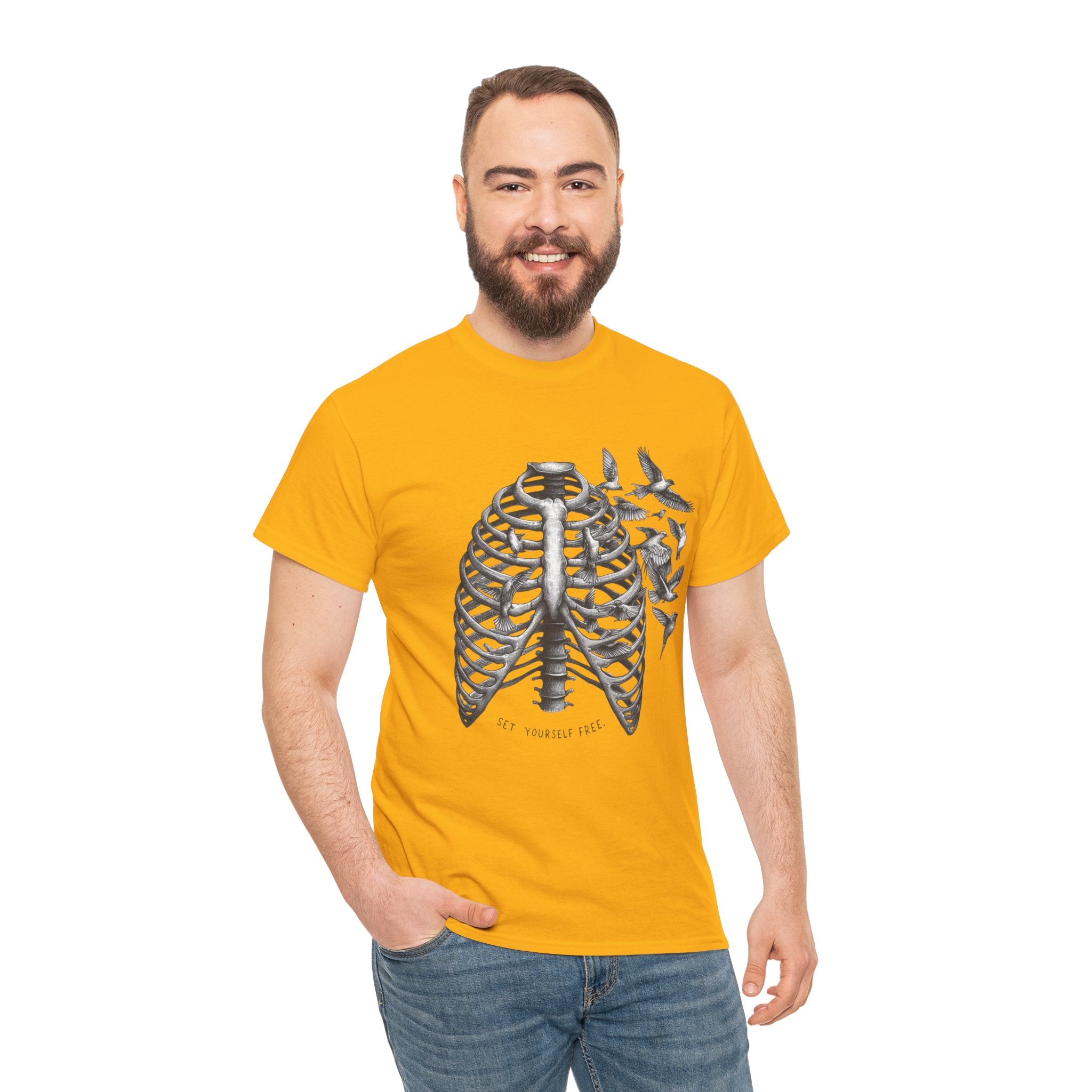 Botanical Lungs Unisex Heavy Cotton Tee