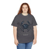 Cosmic Cancer Zodiac Unisex Heavy Cotton Tee