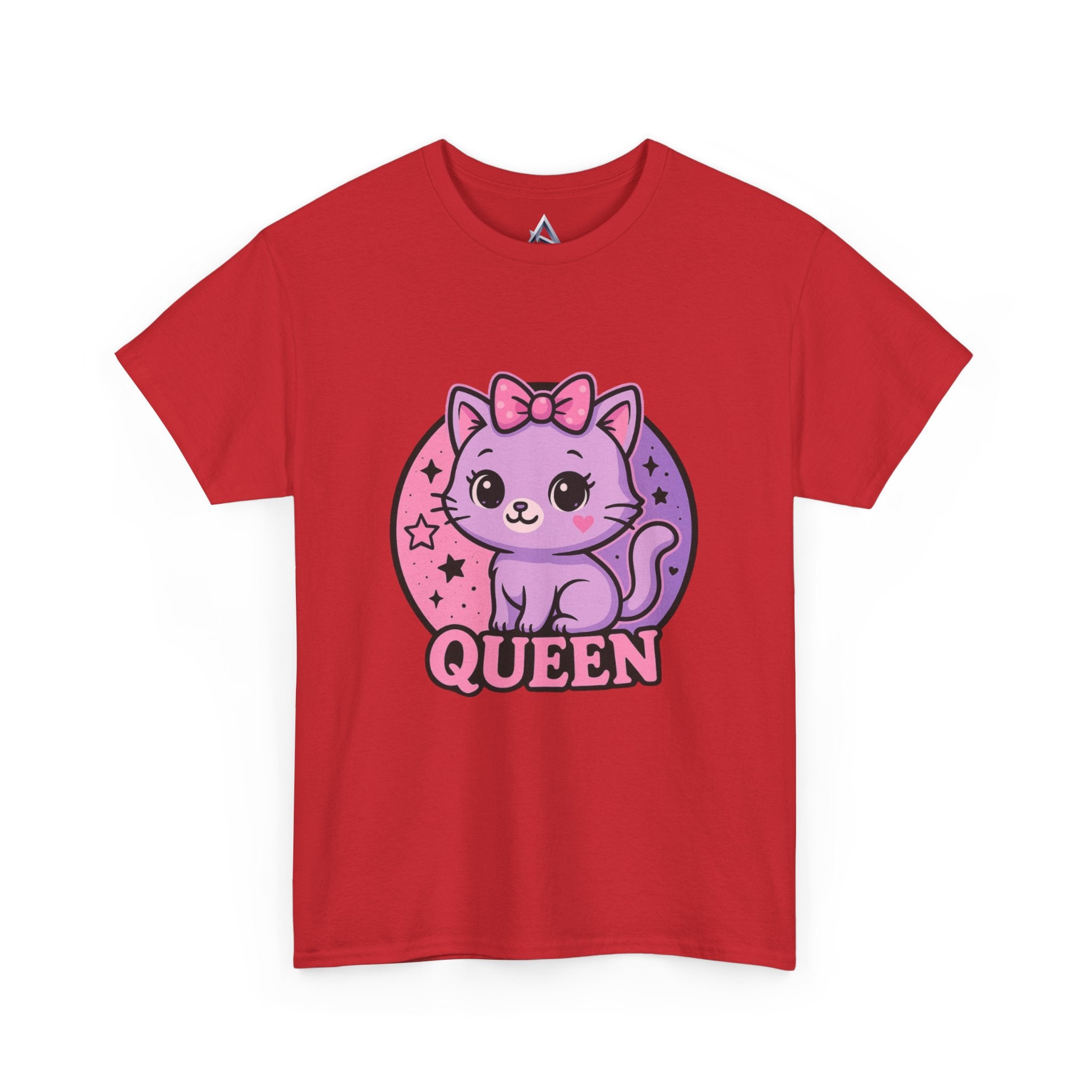 Cute Cat Queen Unisex Heavy Cotton Tee