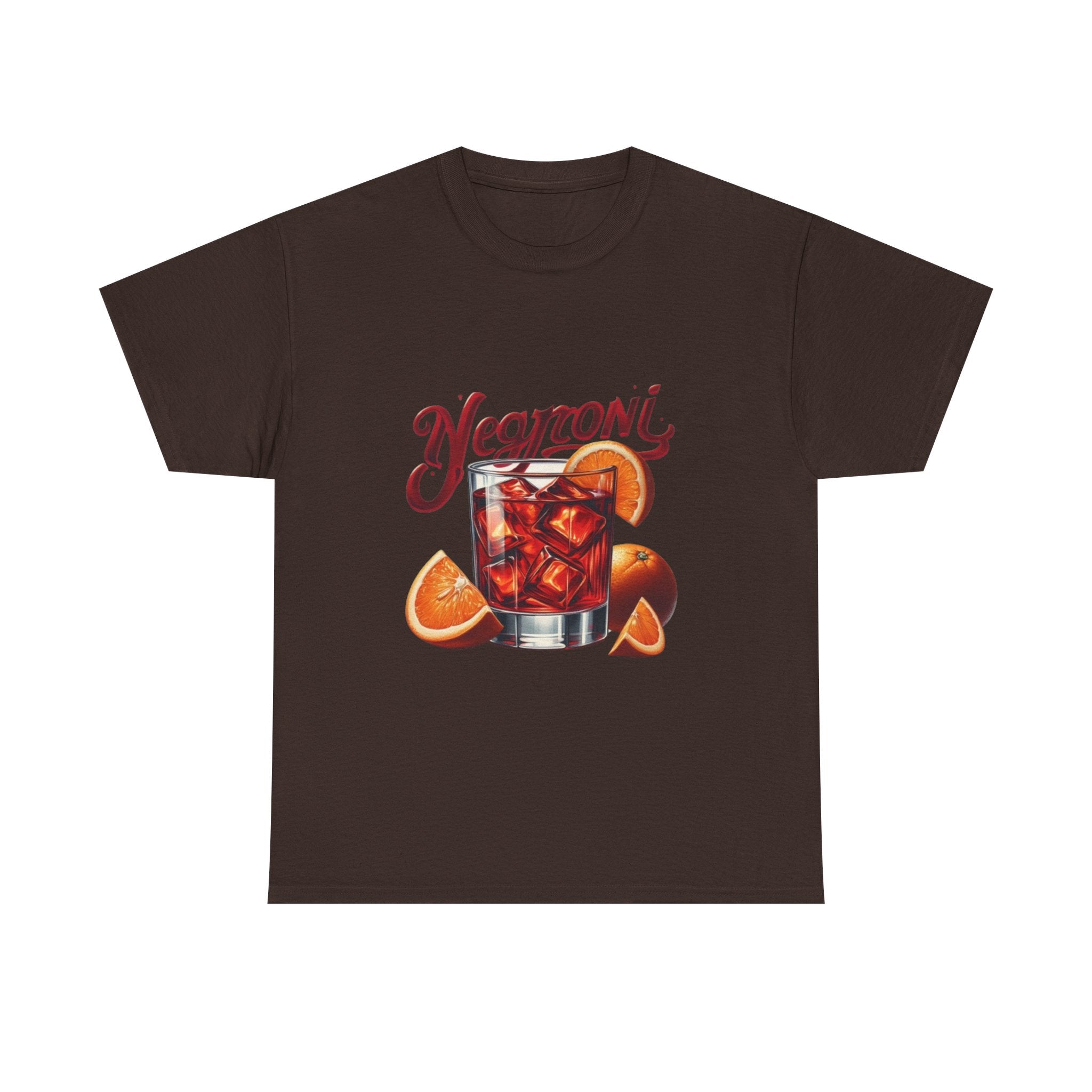 Negroni Cocktail Unisex Heavy Cotton Tee