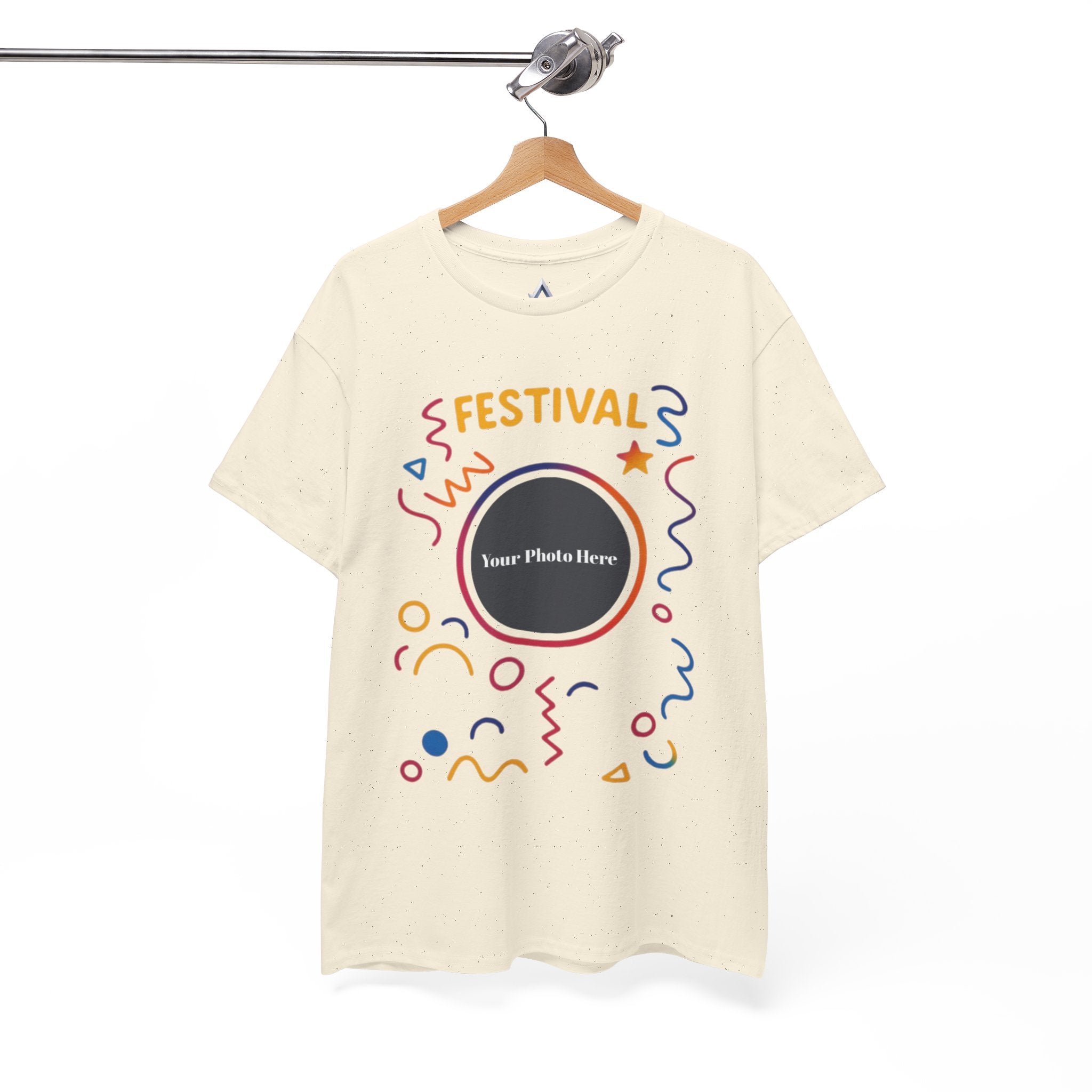Festival Custom Photo Heavy Cotton Tee