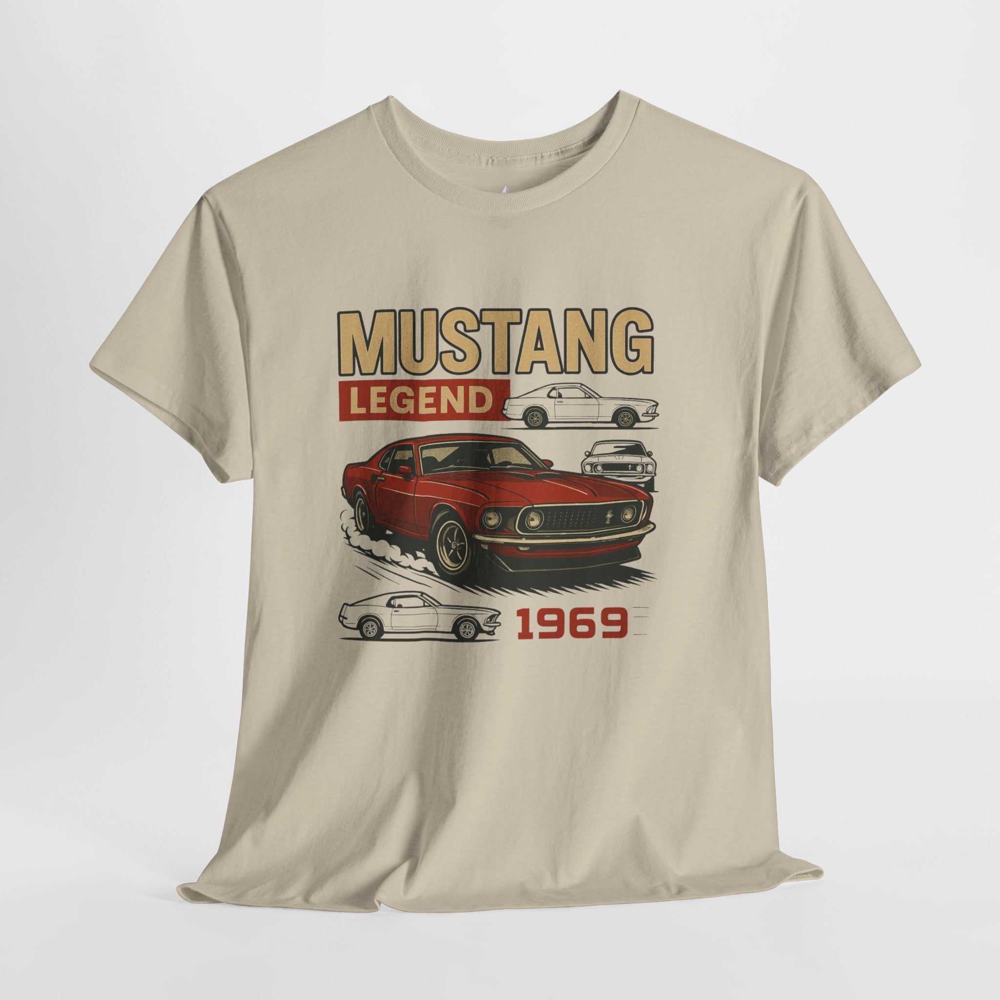 1969 Mustang Legend Unisex Heavy Cotton Tee