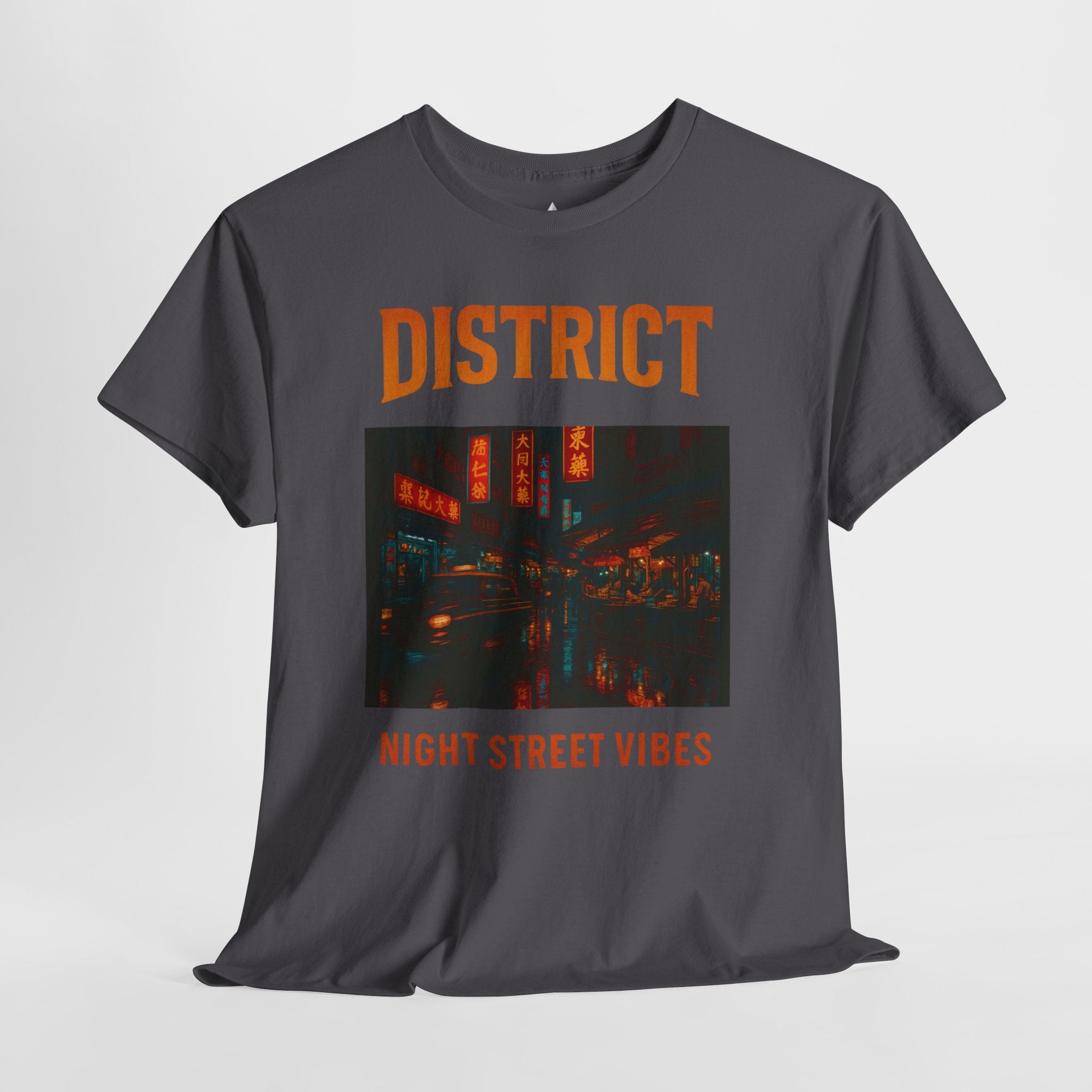 District Night Street Vibes Unisex Heavy Cotton Tee