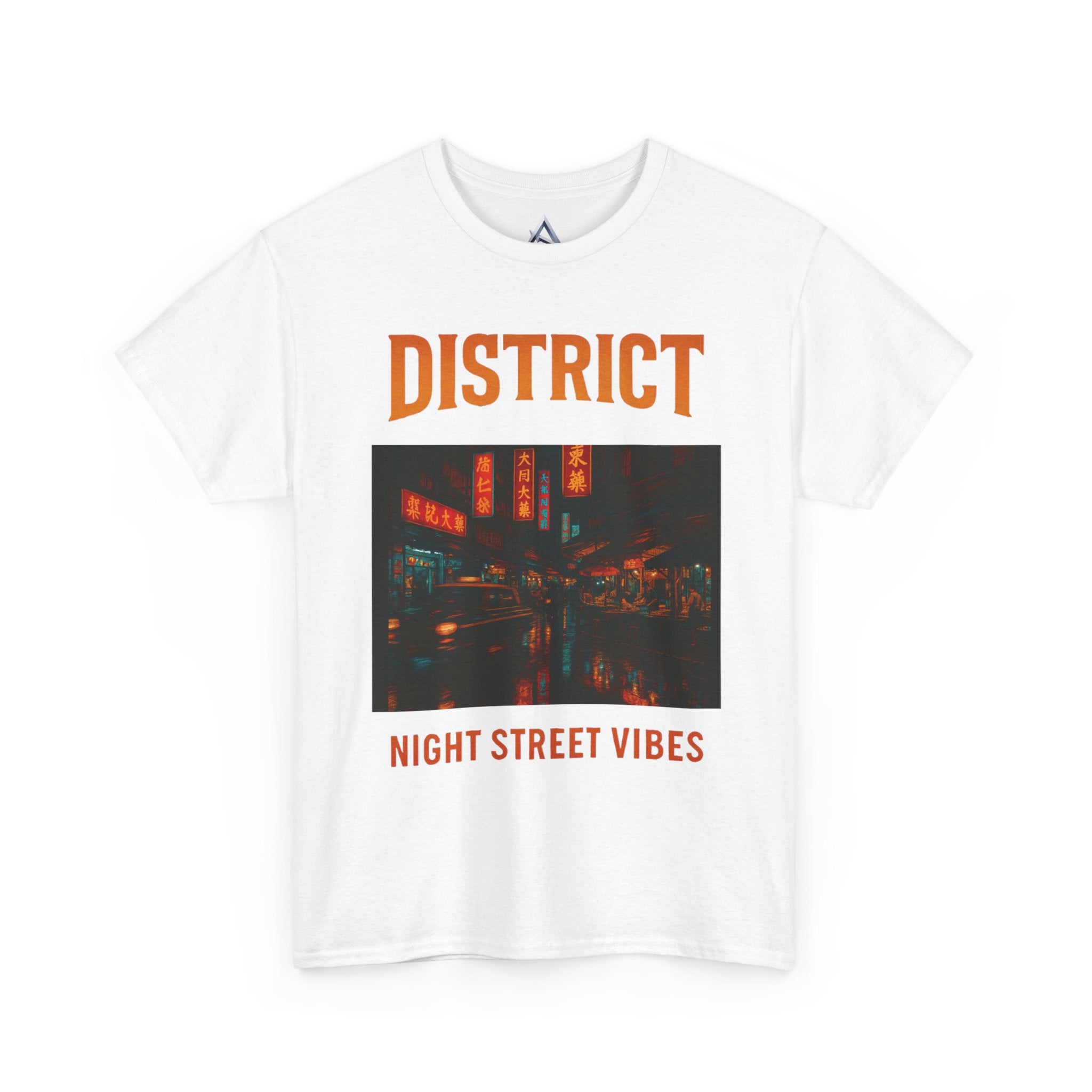 District Night Street Vibes Unisex Heavy Cotton Tee