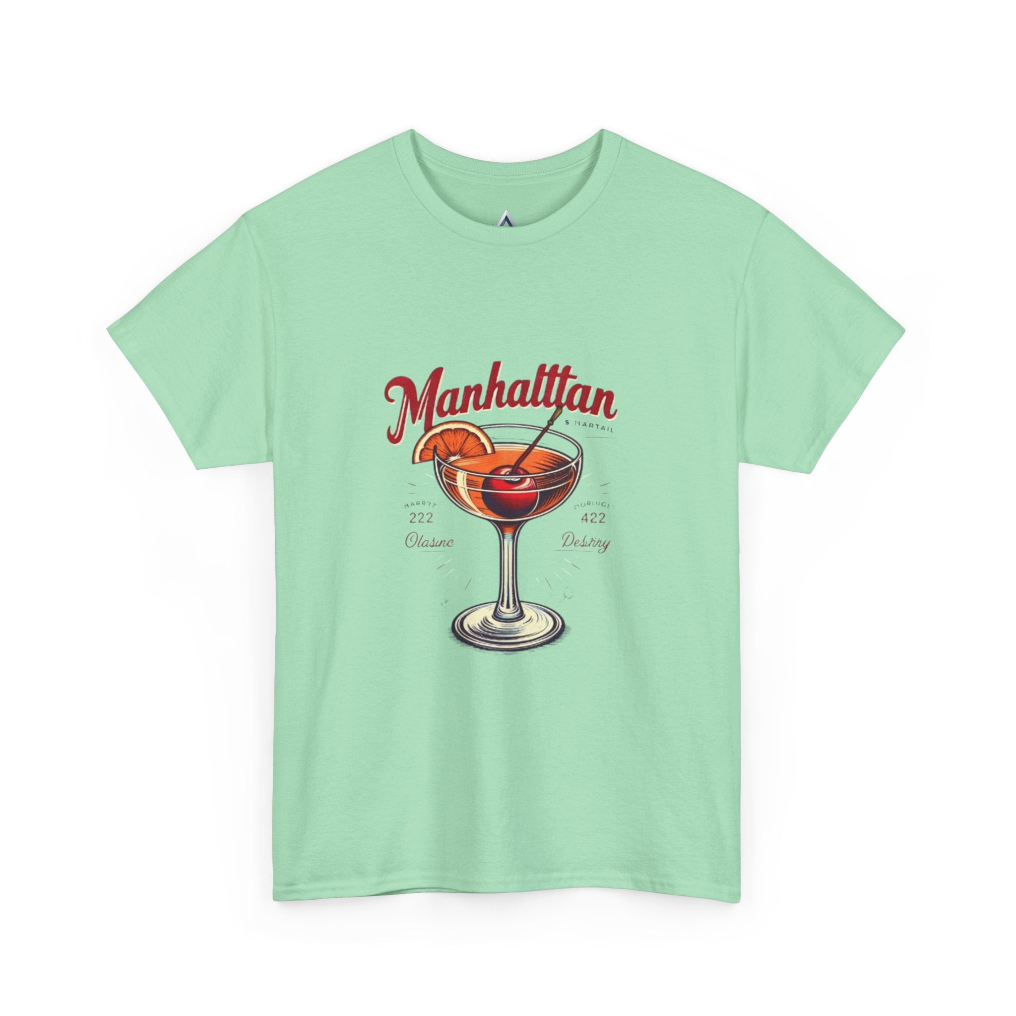 Manhattan Cocktail Unisex Heavy Cotton Tee