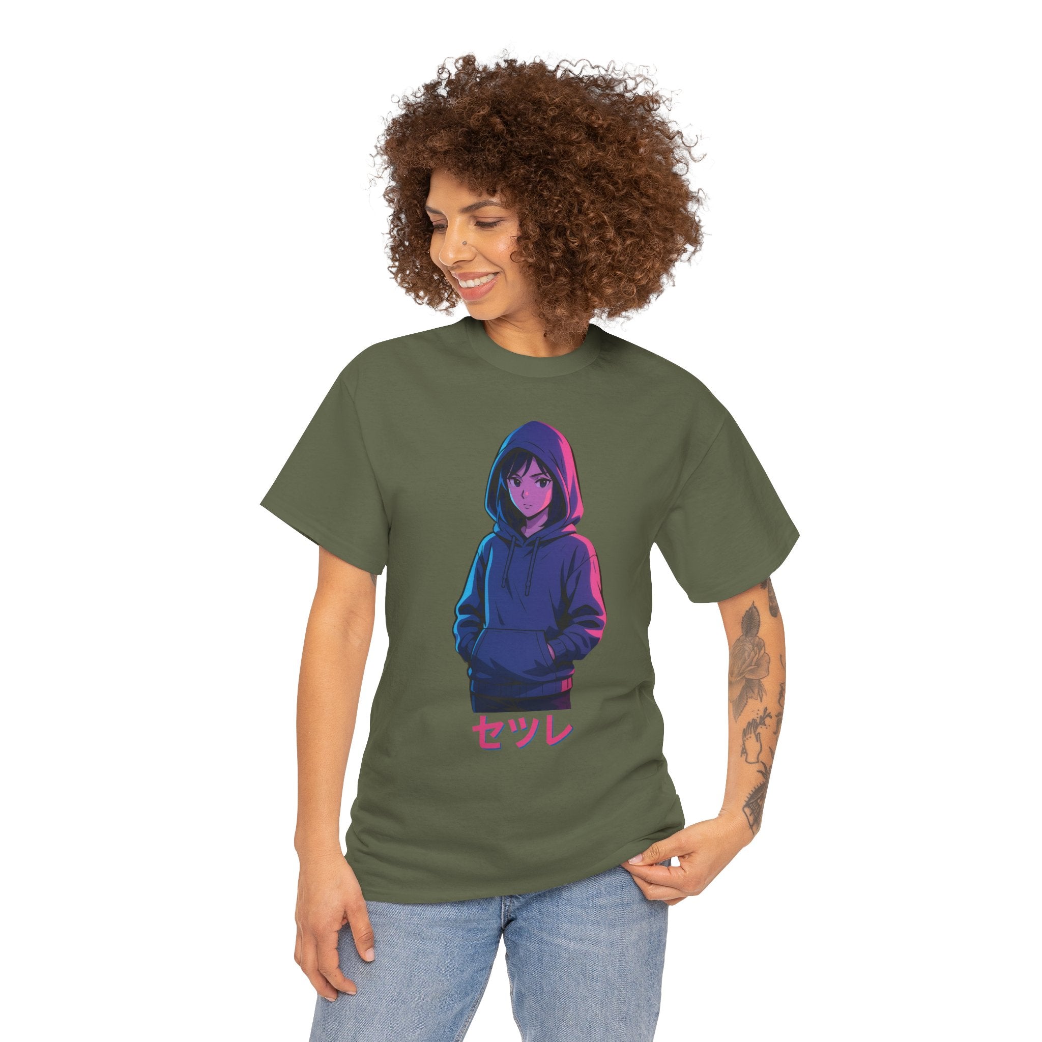 Anime-Inspired Unisex Heavy Cotton Tee