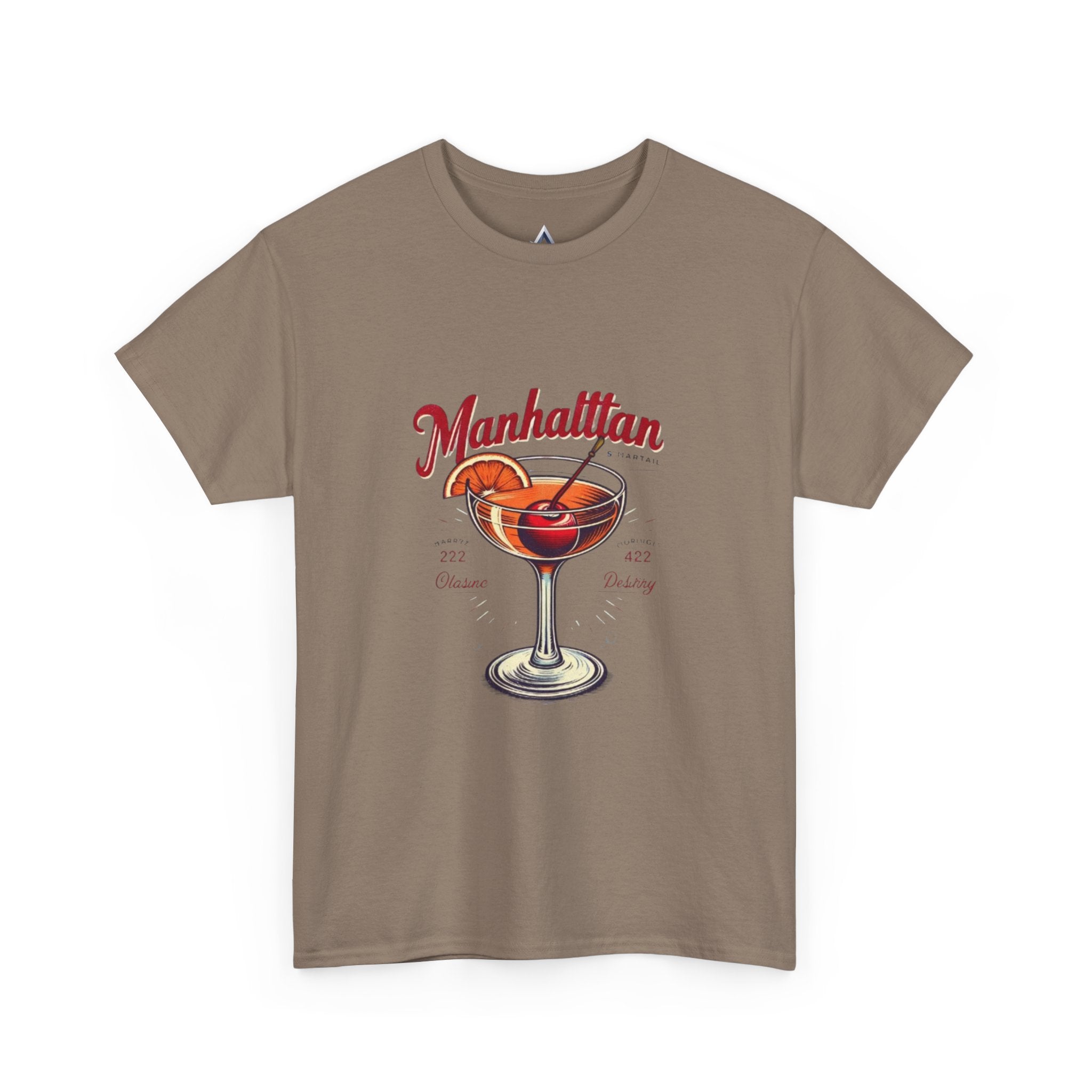 Manhattan Cocktail Unisex Heavy Cotton Tee