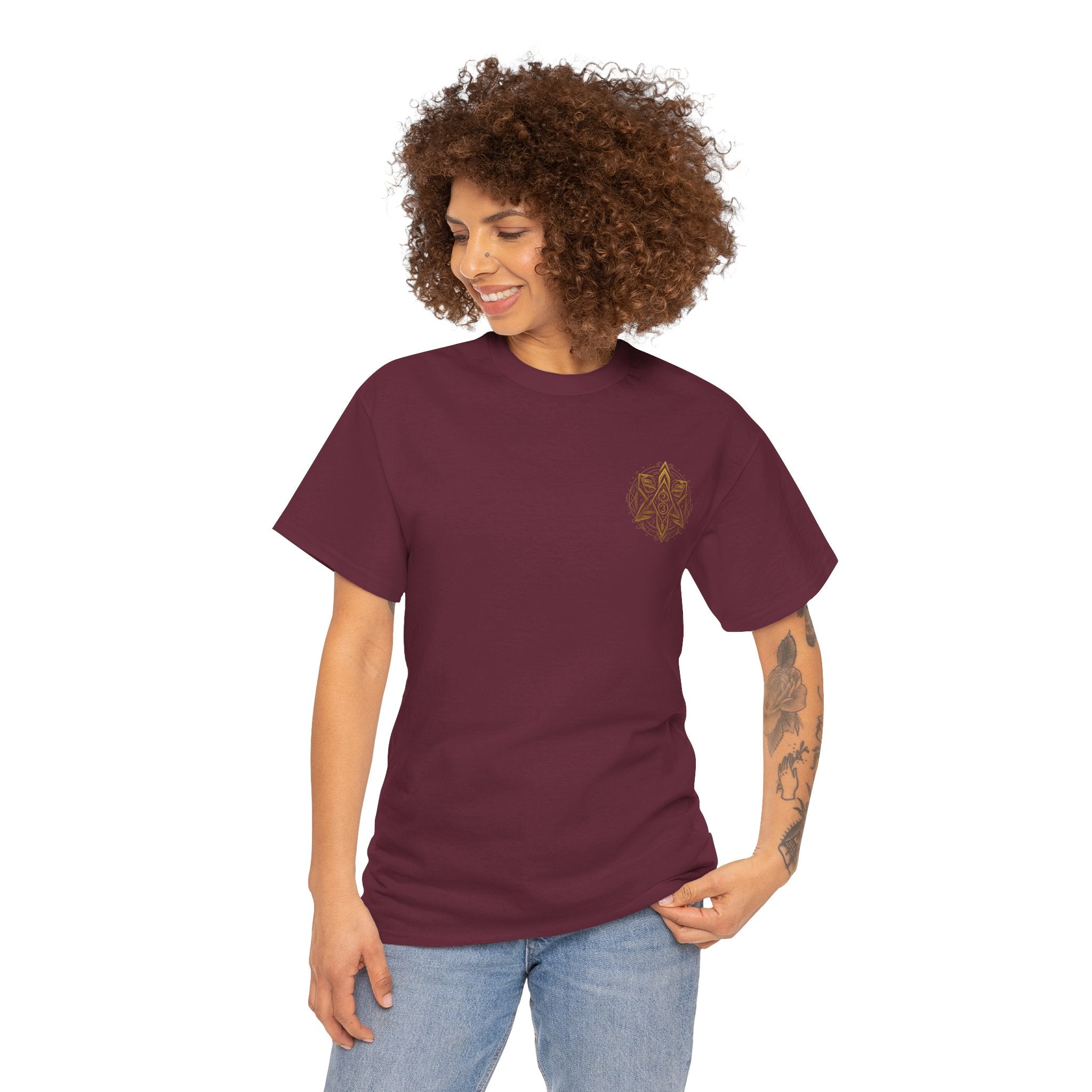 Mystical Mandala Unisex Heavy Cotton Tee
