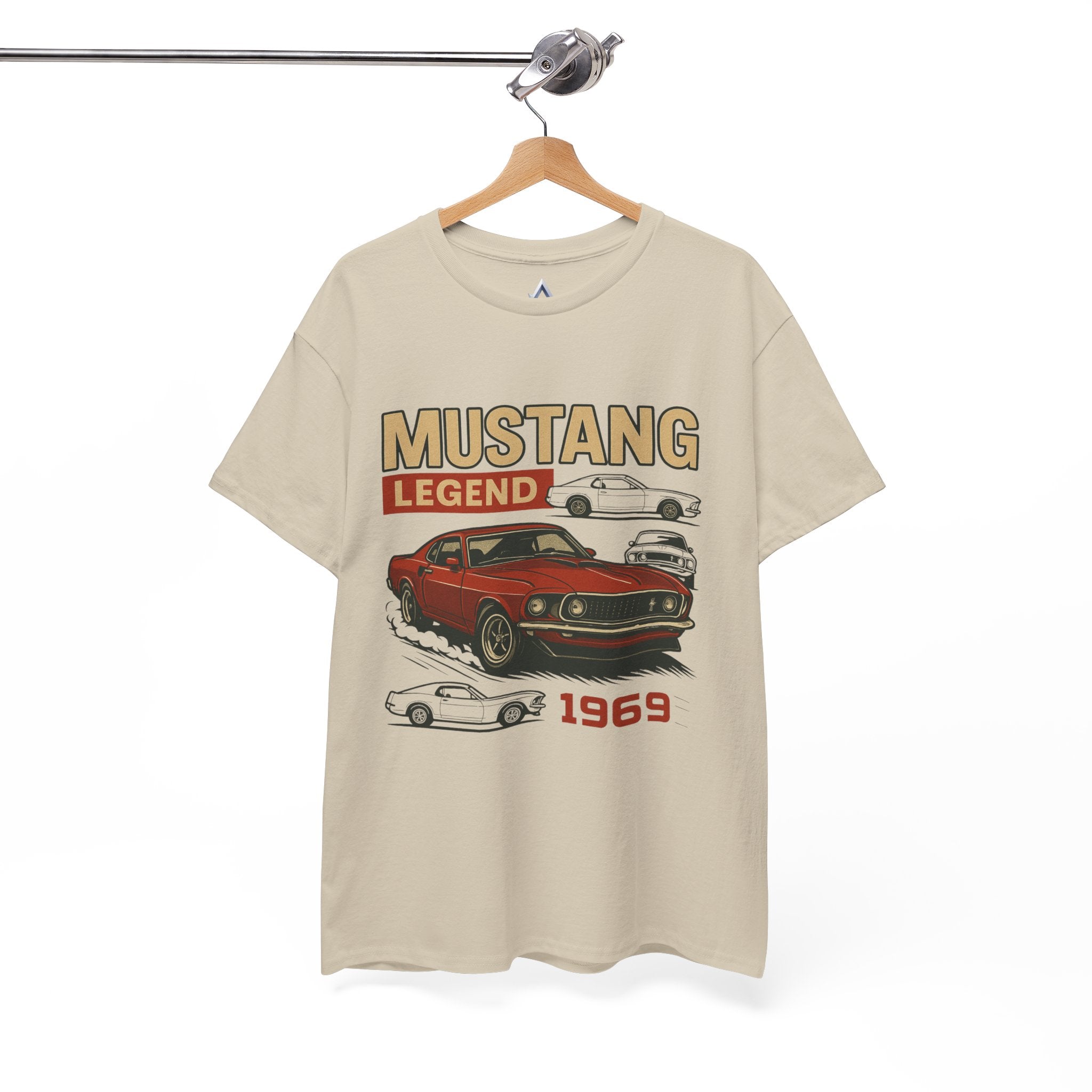 1969 Mustang Legend Unisex Heavy Cotton Tee