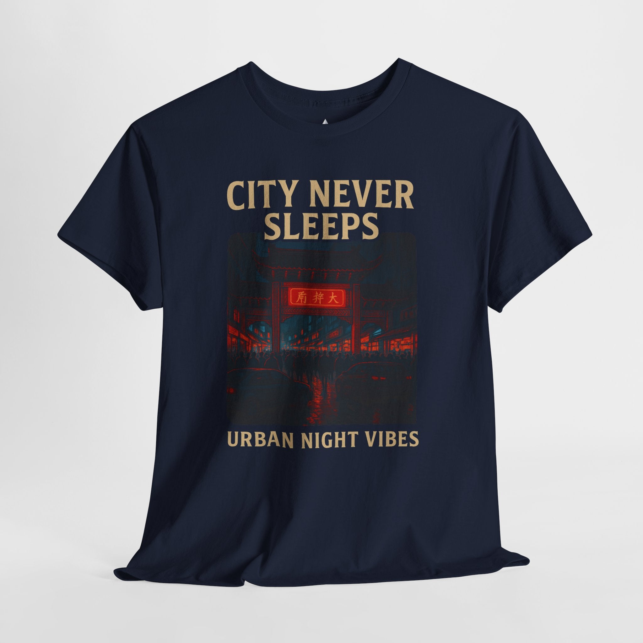 Urban City Night Vibes Unisex Heavy Cotton Tee