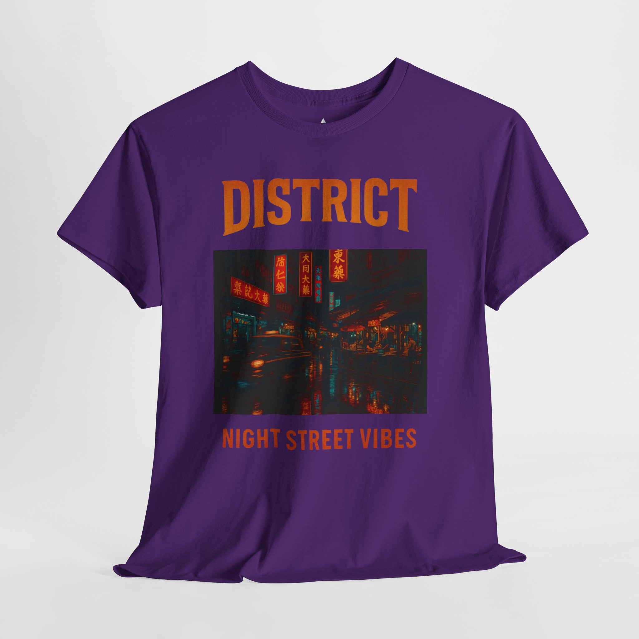 District Night Street Vibes Unisex Heavy Cotton Tee