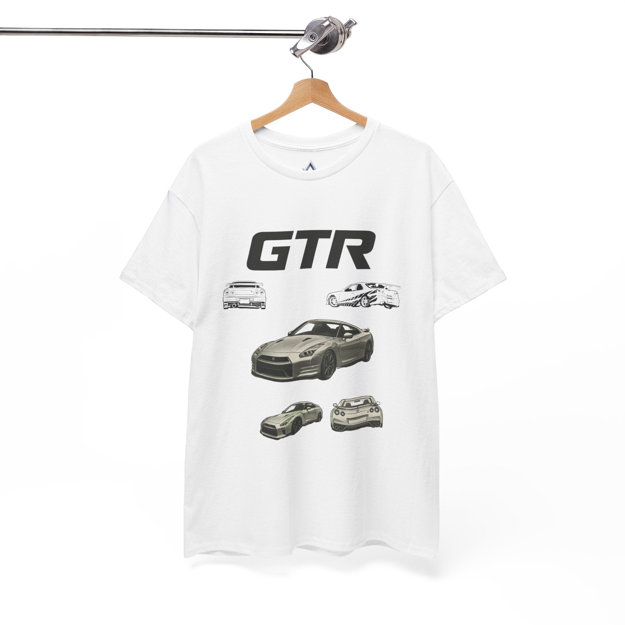 GTR Car Enthusiast Graphic Heavy Cotton Tee