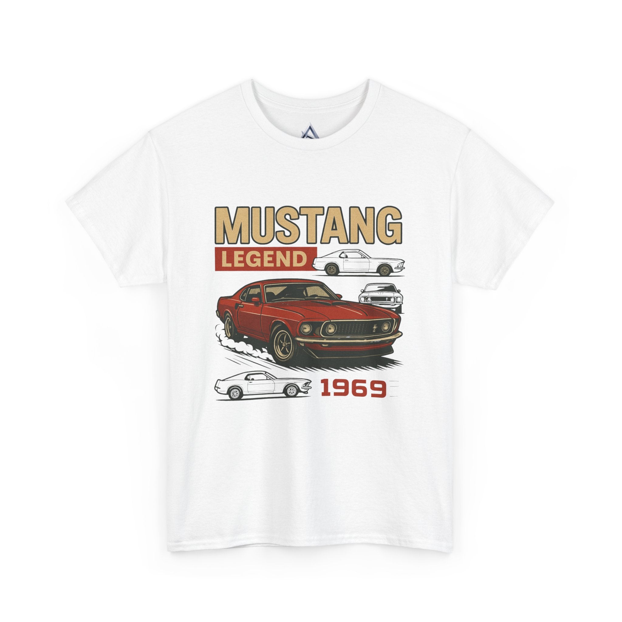 1969 Mustang Legend Unisex Heavy Cotton Tee