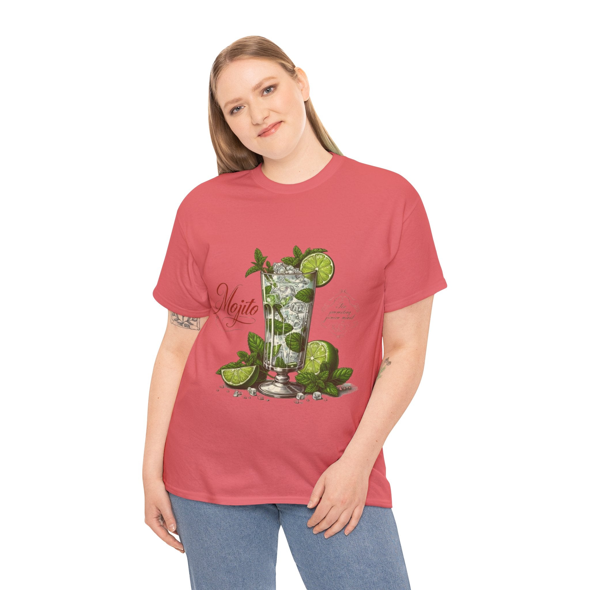 Mojito Cocktail Unisex Heavy Cotton Tee