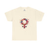 Floral Feminist Empowering Statement Heavy Cotton Custom Tee