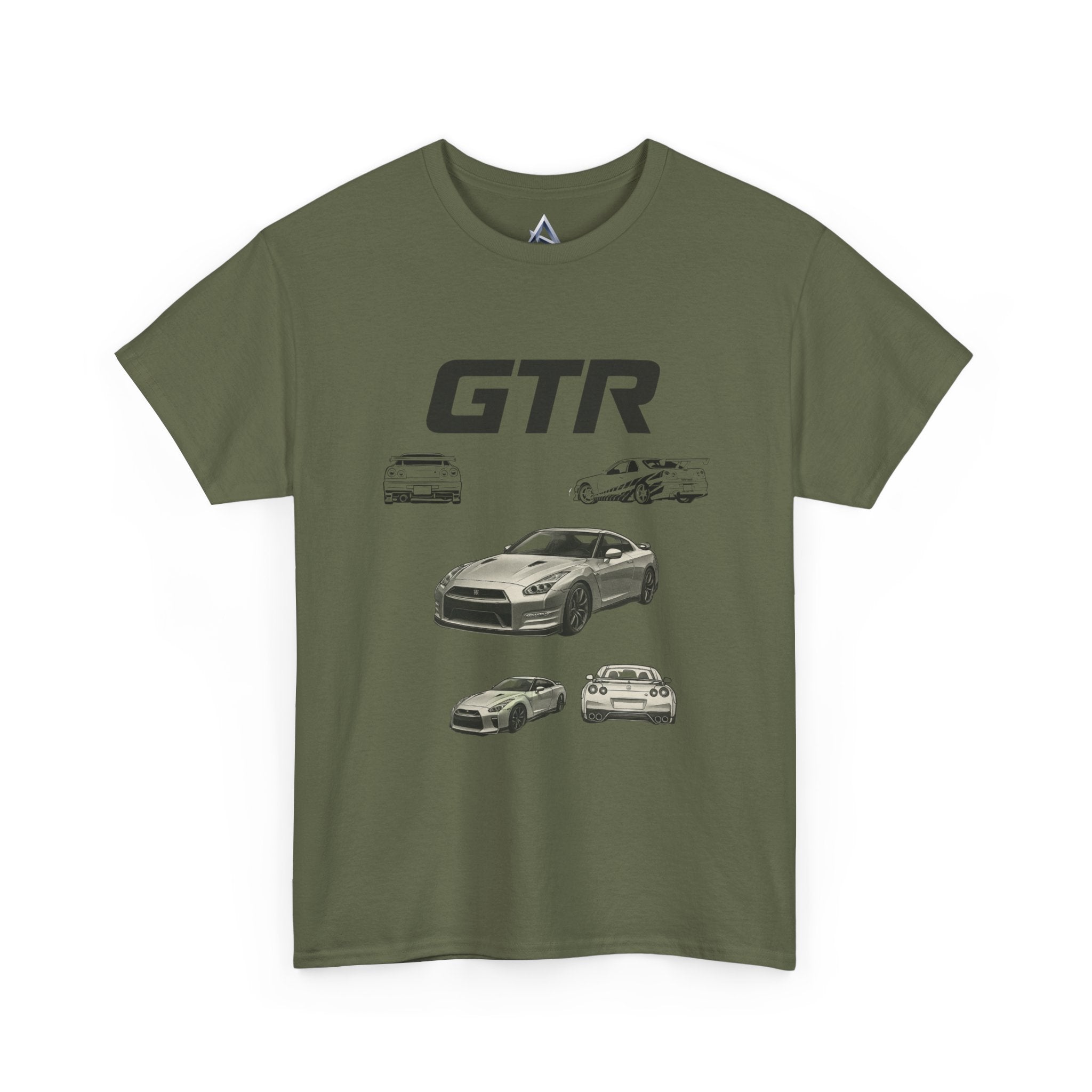 GTR Car Enthusiast Graphic Heavy Cotton Tee
