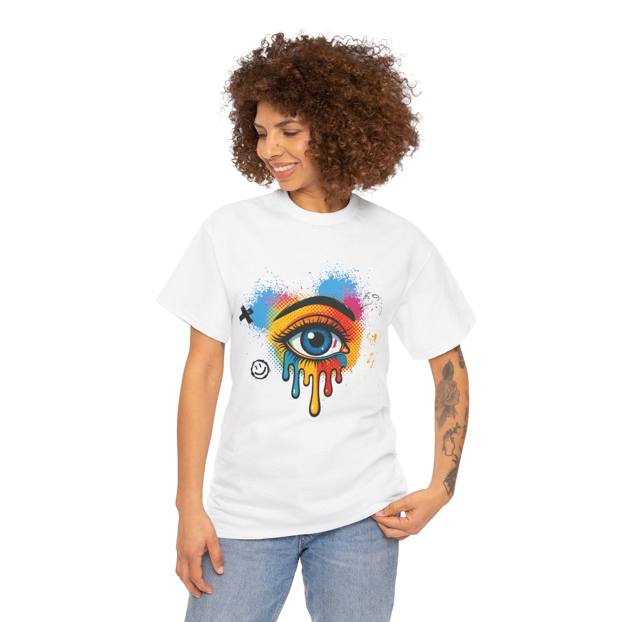 Artistic Eye Tee, Unisex Heavy Cotton T-Shirt