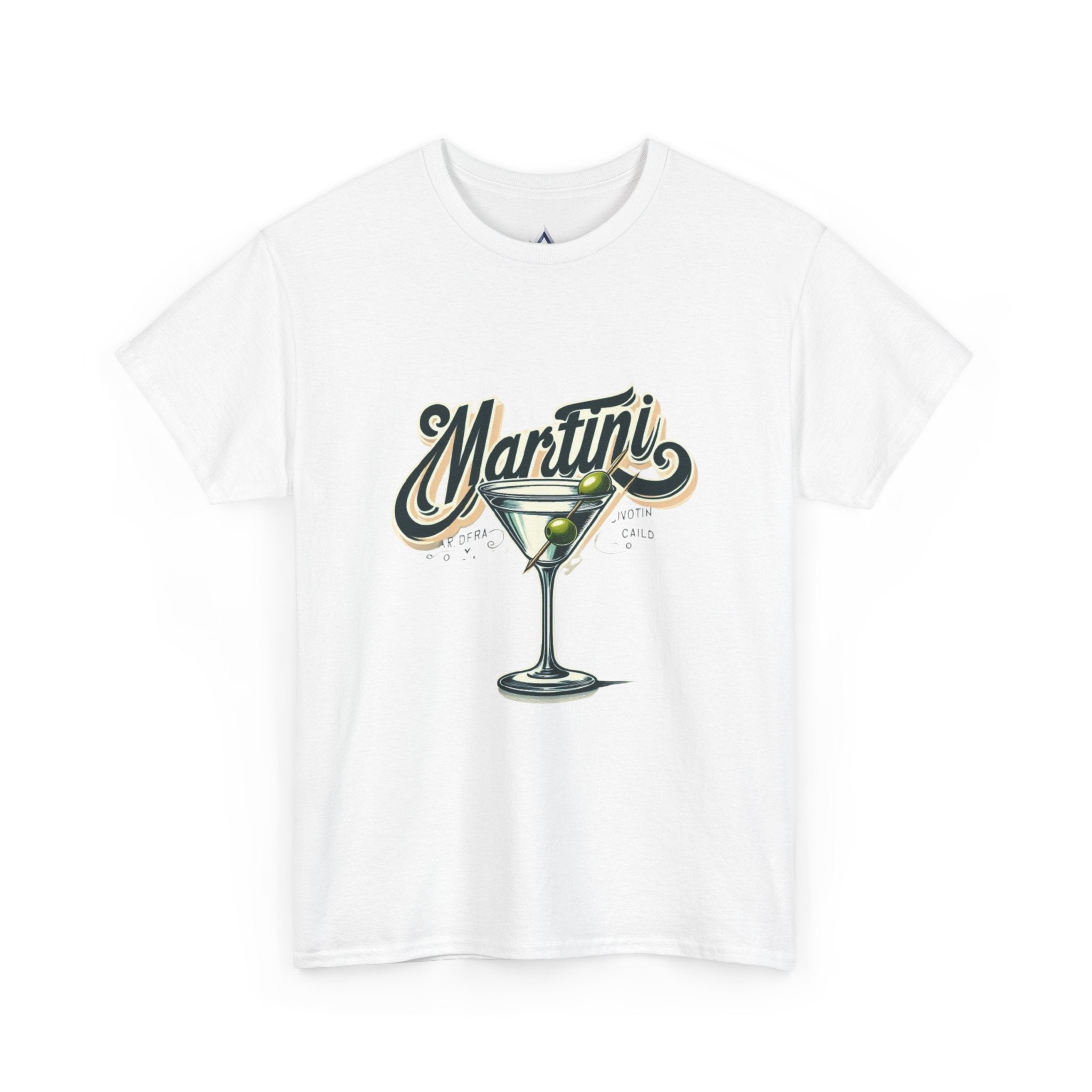 Martini Cocktail Unisex Heavy Cotton Tee