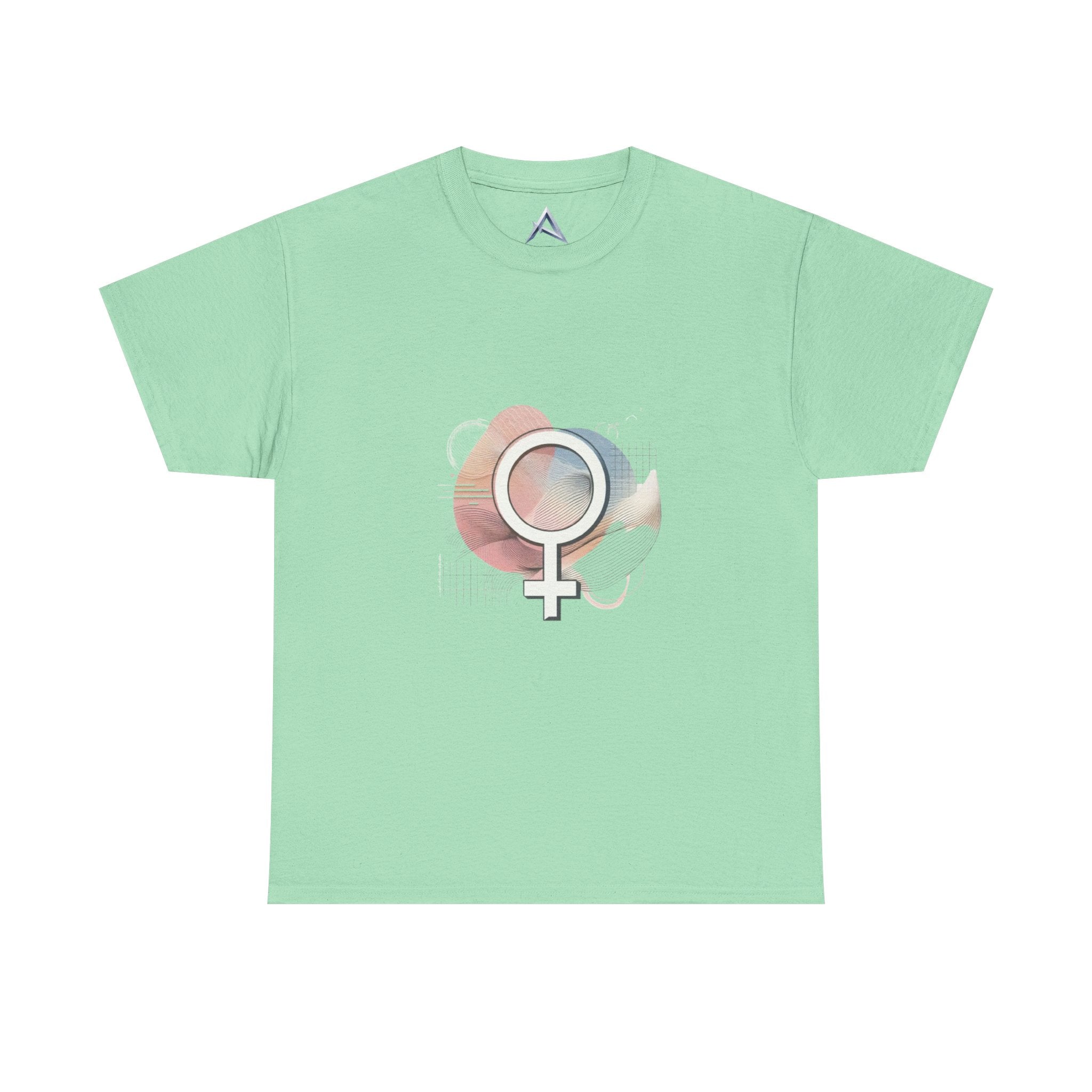Artistic Female Symbol Unisex Heavy Cotton Tee