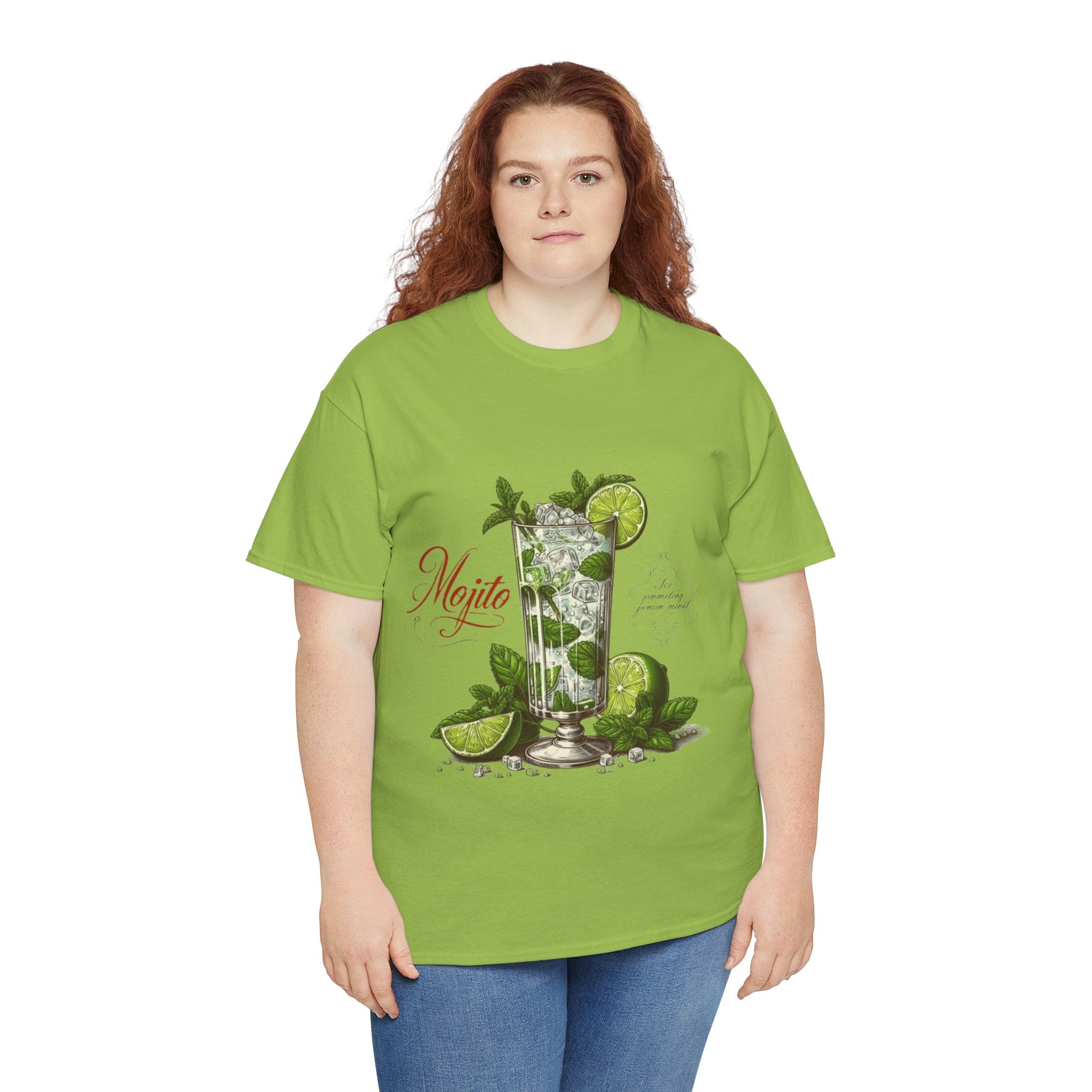 Mojito Cocktail Unisex Heavy Cotton Tee