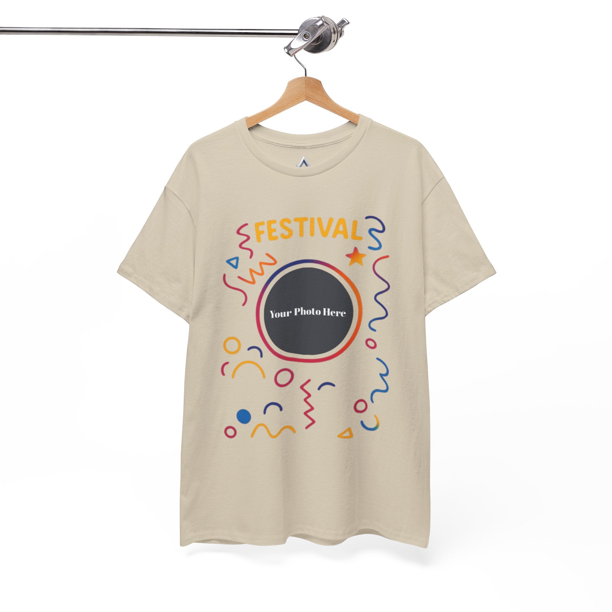 Festival Custom Photo Heavy Cotton Tee