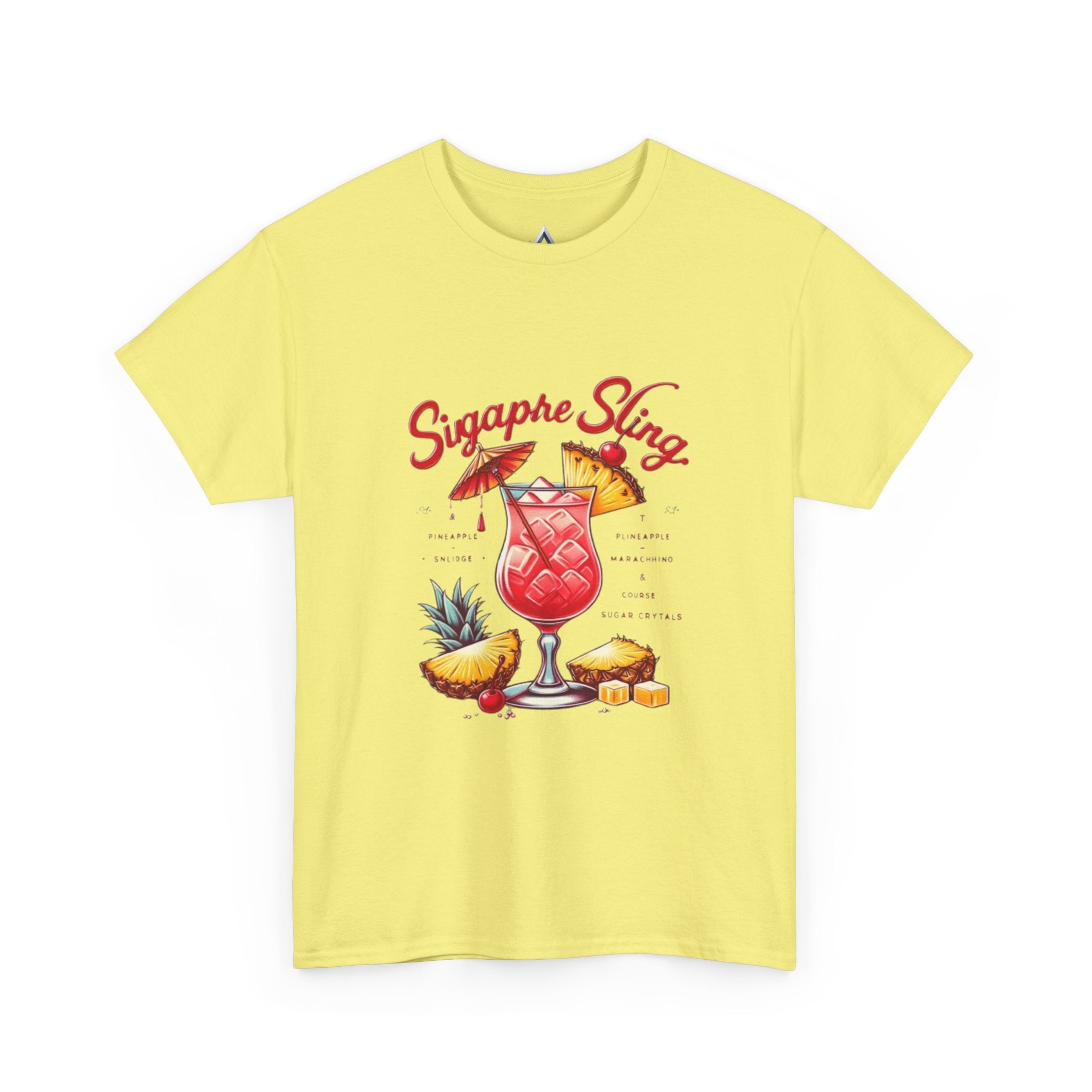 Sigapre Sling Cocktail Unisex Heavy Cotton Tee