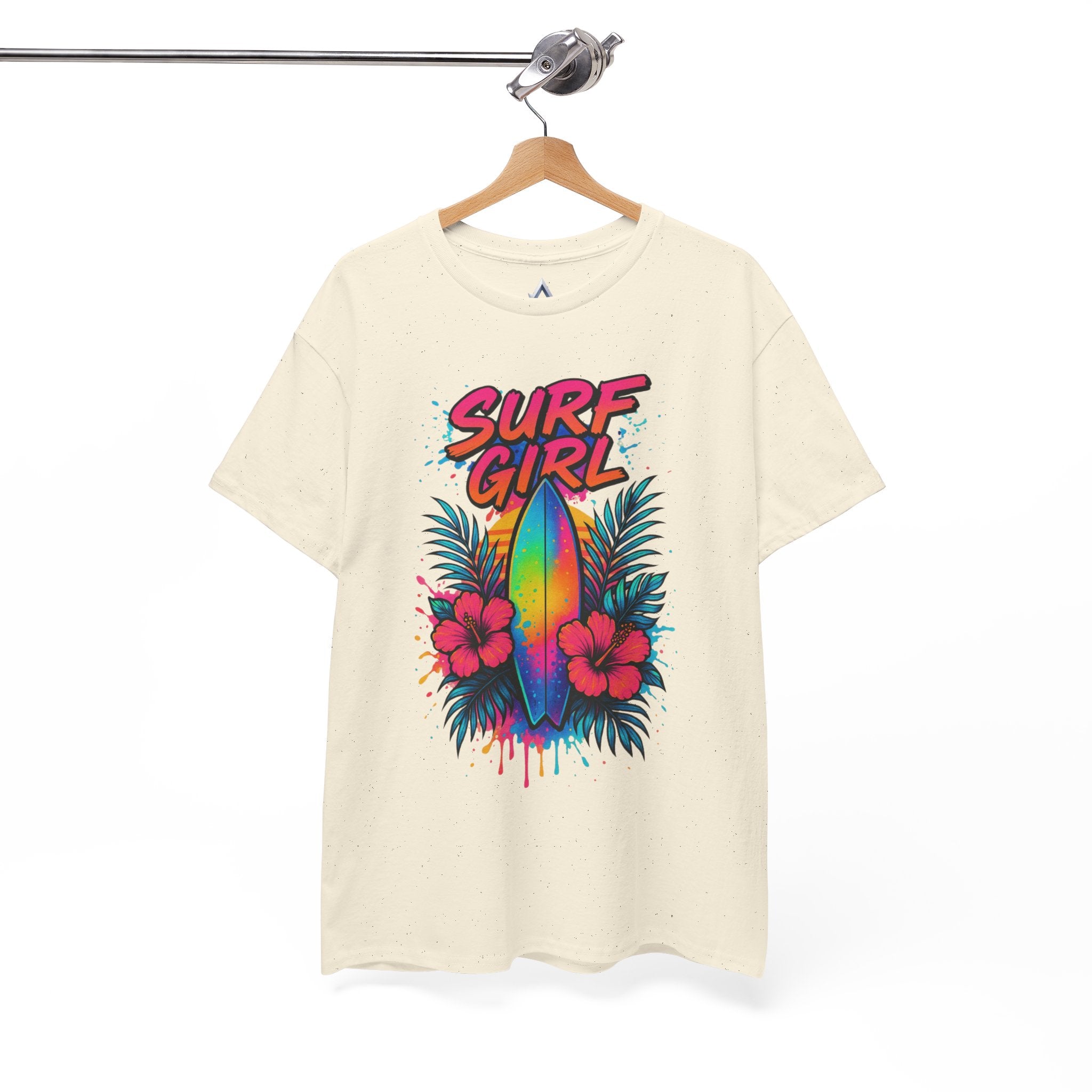 Surf Girl Vintage Heavy Cotton Tee