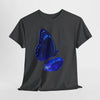 Blue Butterfly Graphic Heavy Cotton Tee