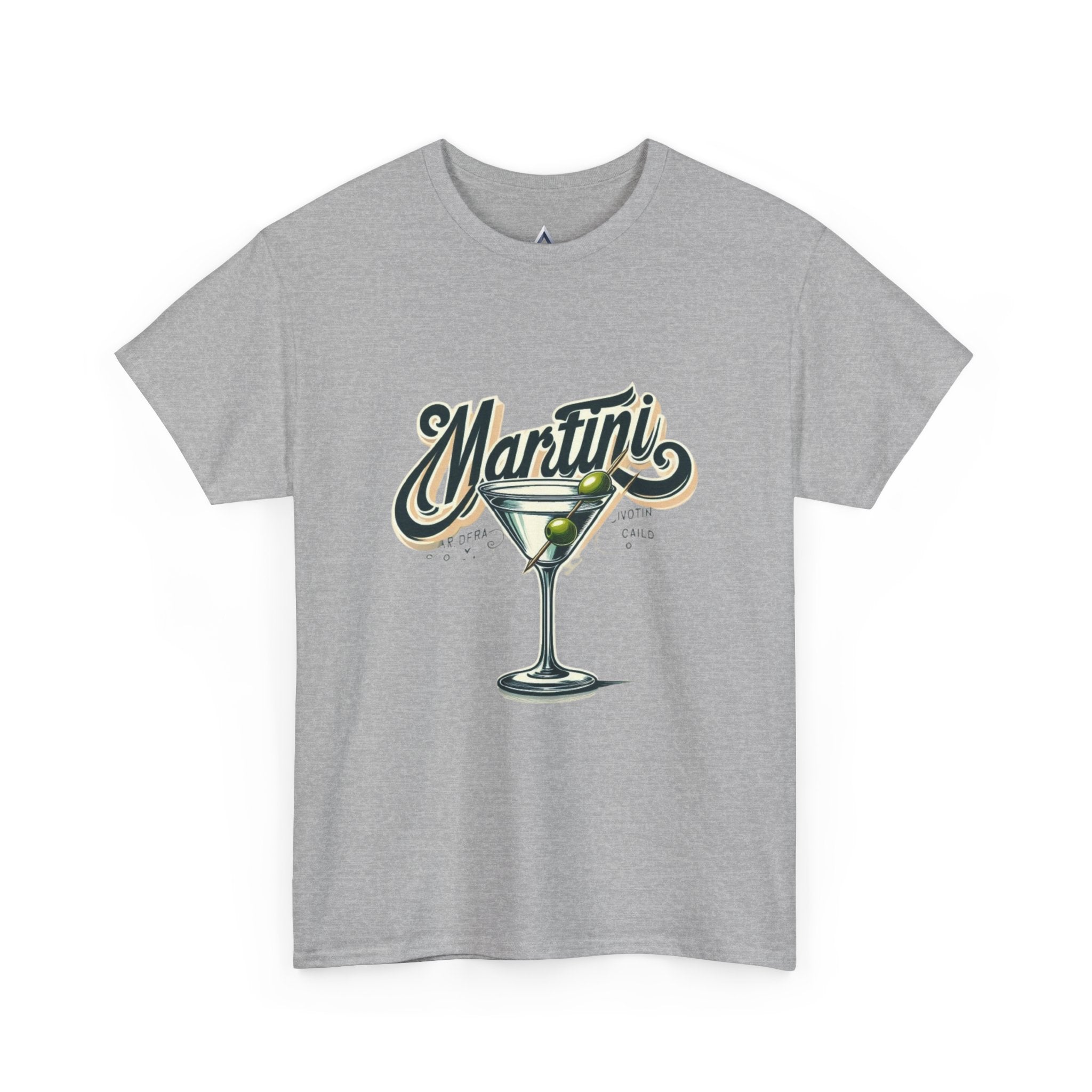 Martini Cocktail Unisex Heavy Cotton Tee