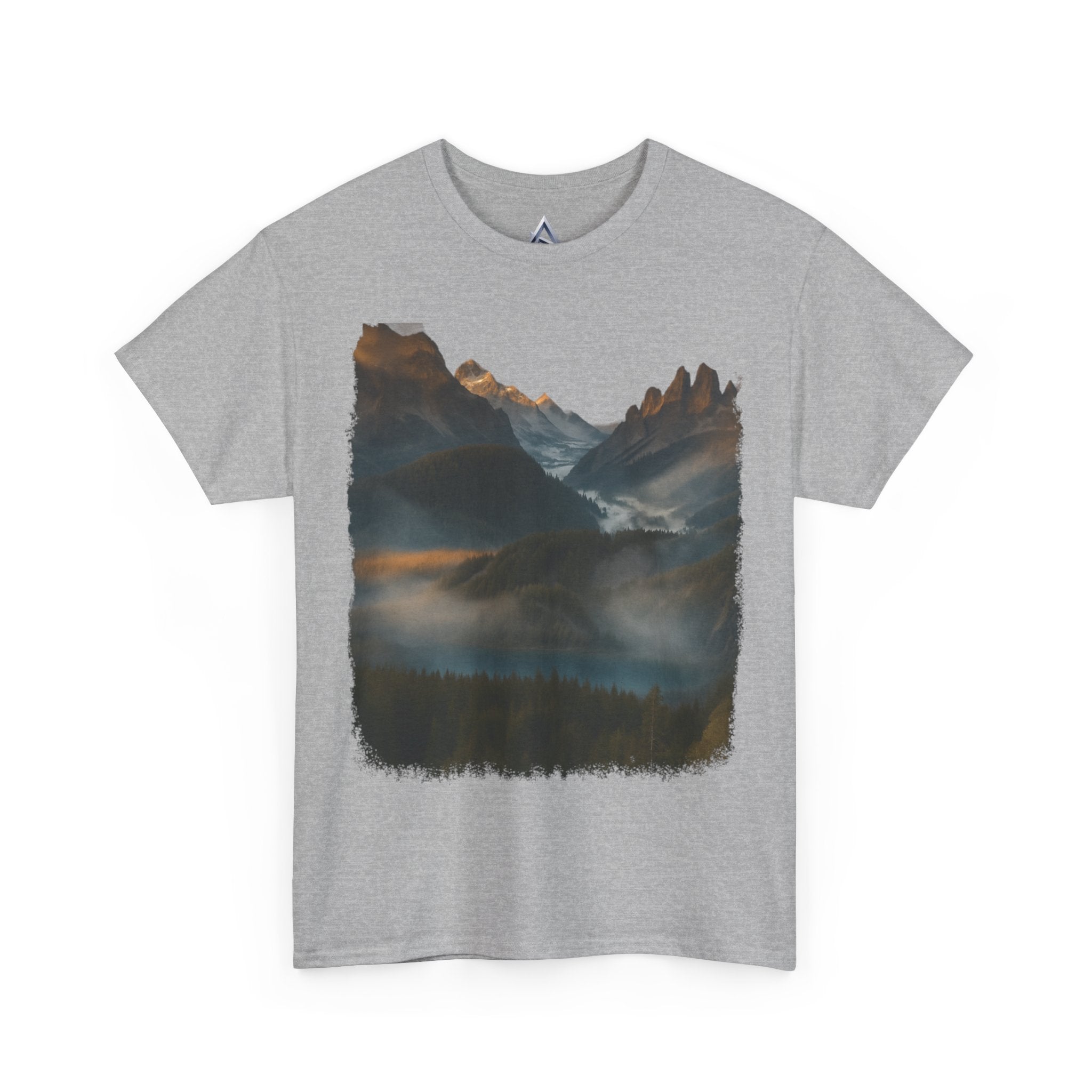 Nature-Inspired Unisex Heavy Cotton Tee, Outdoor, Adventure, Casual Wear, Gift for Nature Lovers, Hiking Merchandise