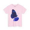 Blue Butterfly Graphic Heavy Cotton Tee