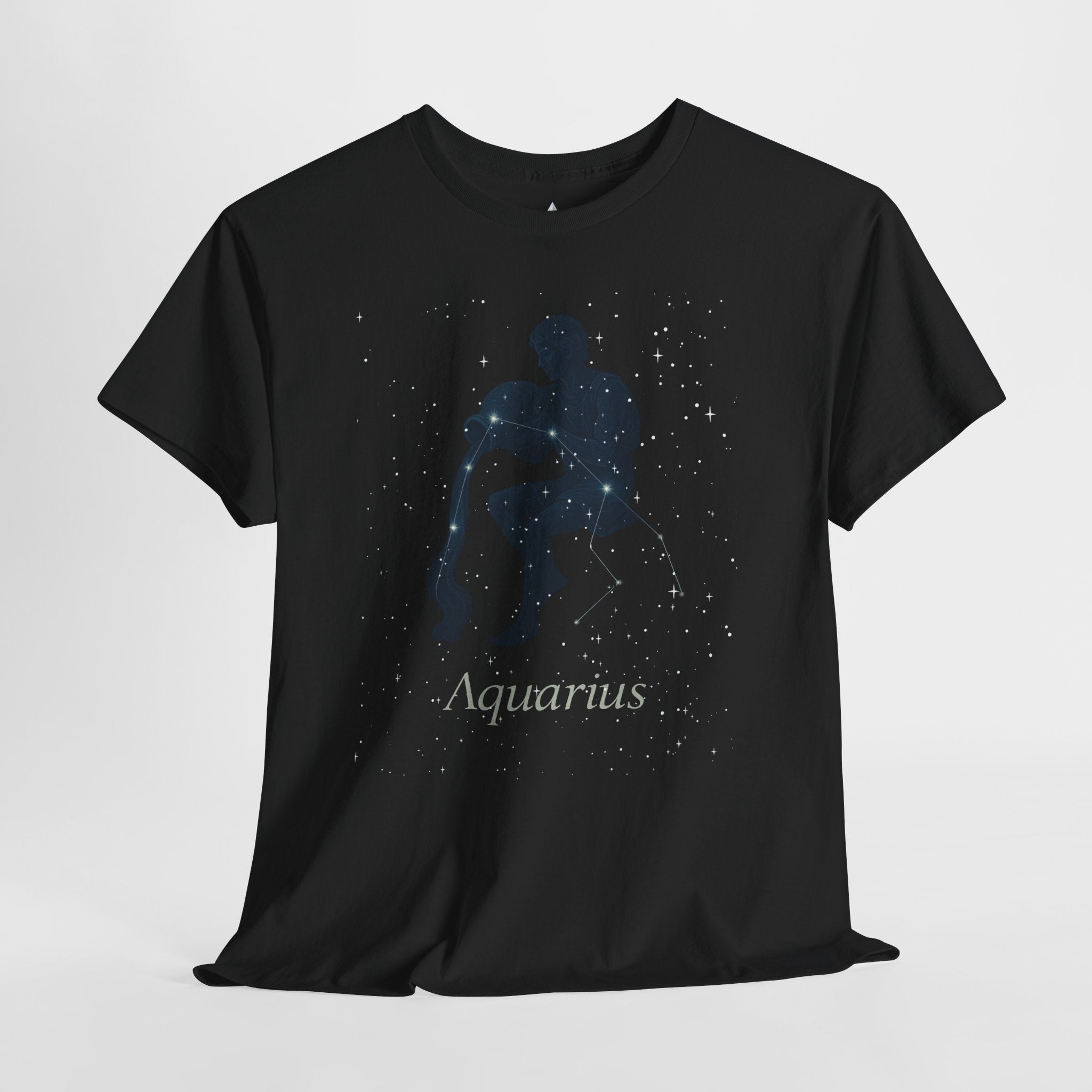 Aquarius Zodiac Astrology Unisex Heavy Cotton Tee