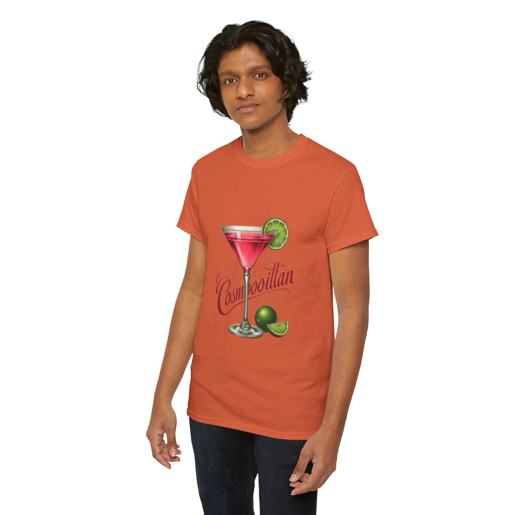 Cosmopolitan Cocktail Unisex Heavy Cotton Tee