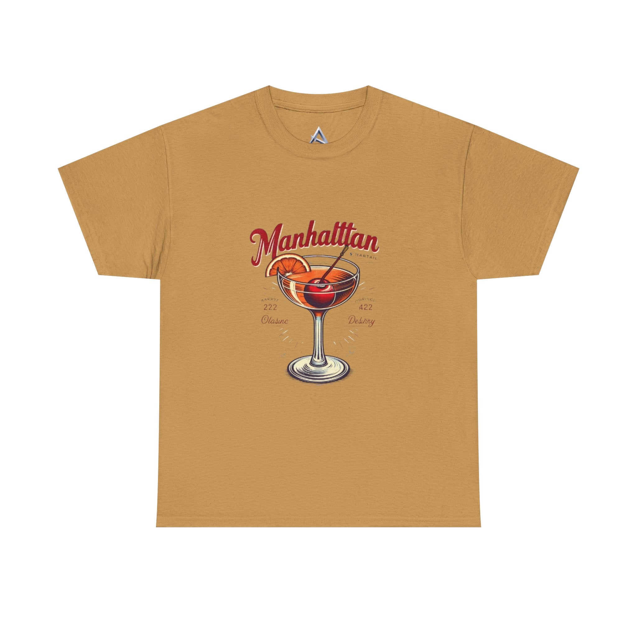 Manhattan Cocktail Unisex Heavy Cotton Tee