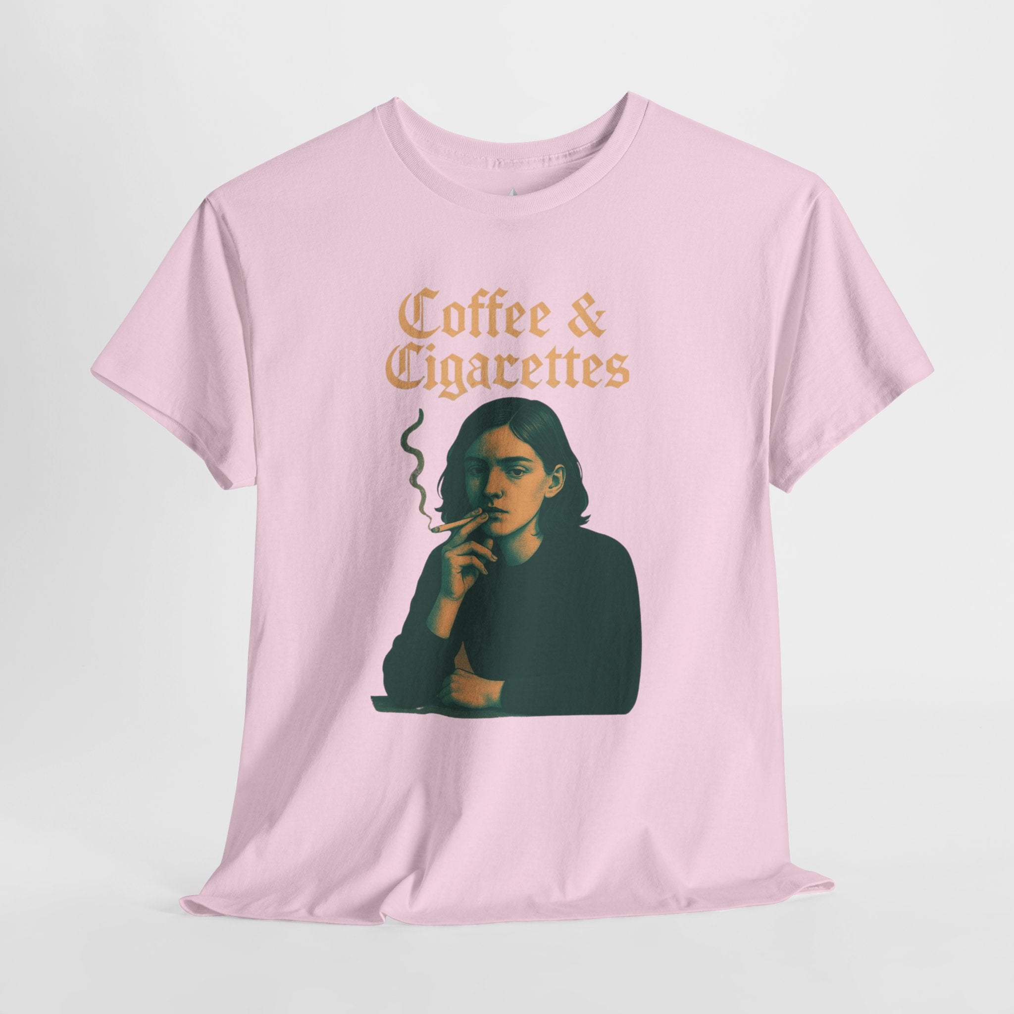 Chic Coffee & Cigarettes Heavy Cotton Tee