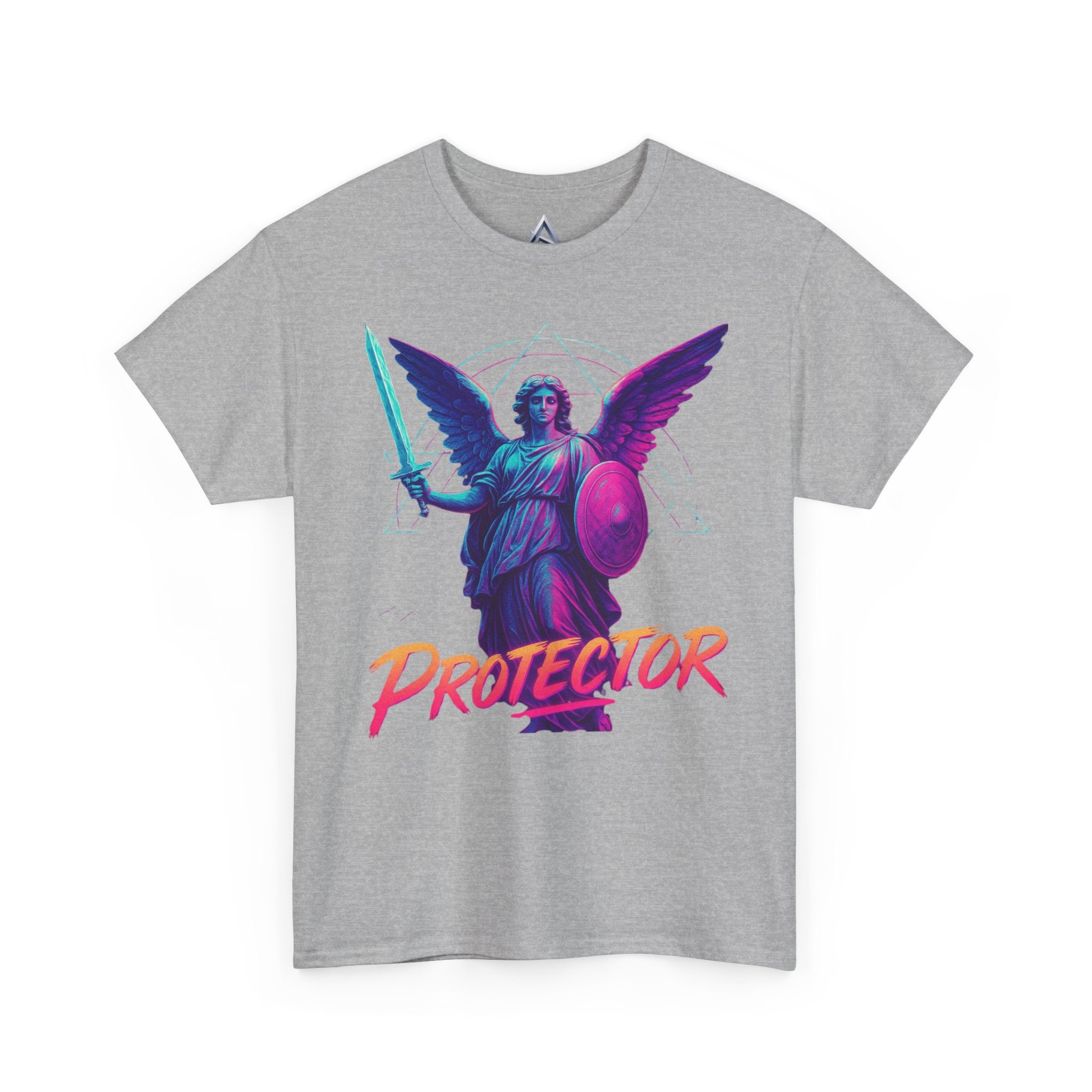 Vibrant Guardian Protector Graphic Heavy Cotton Tee