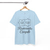 Romantic Couple Puzzle Custom Heavy Cotton Tee