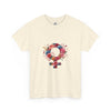 Floral Feminist Empowering Statement Heavy Cotton Custom Tee