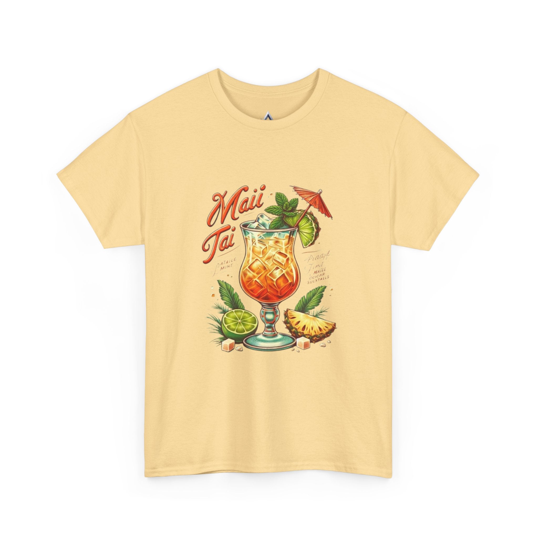 Maui Tai Cocktail Unisex Heavy Cotton Tee
