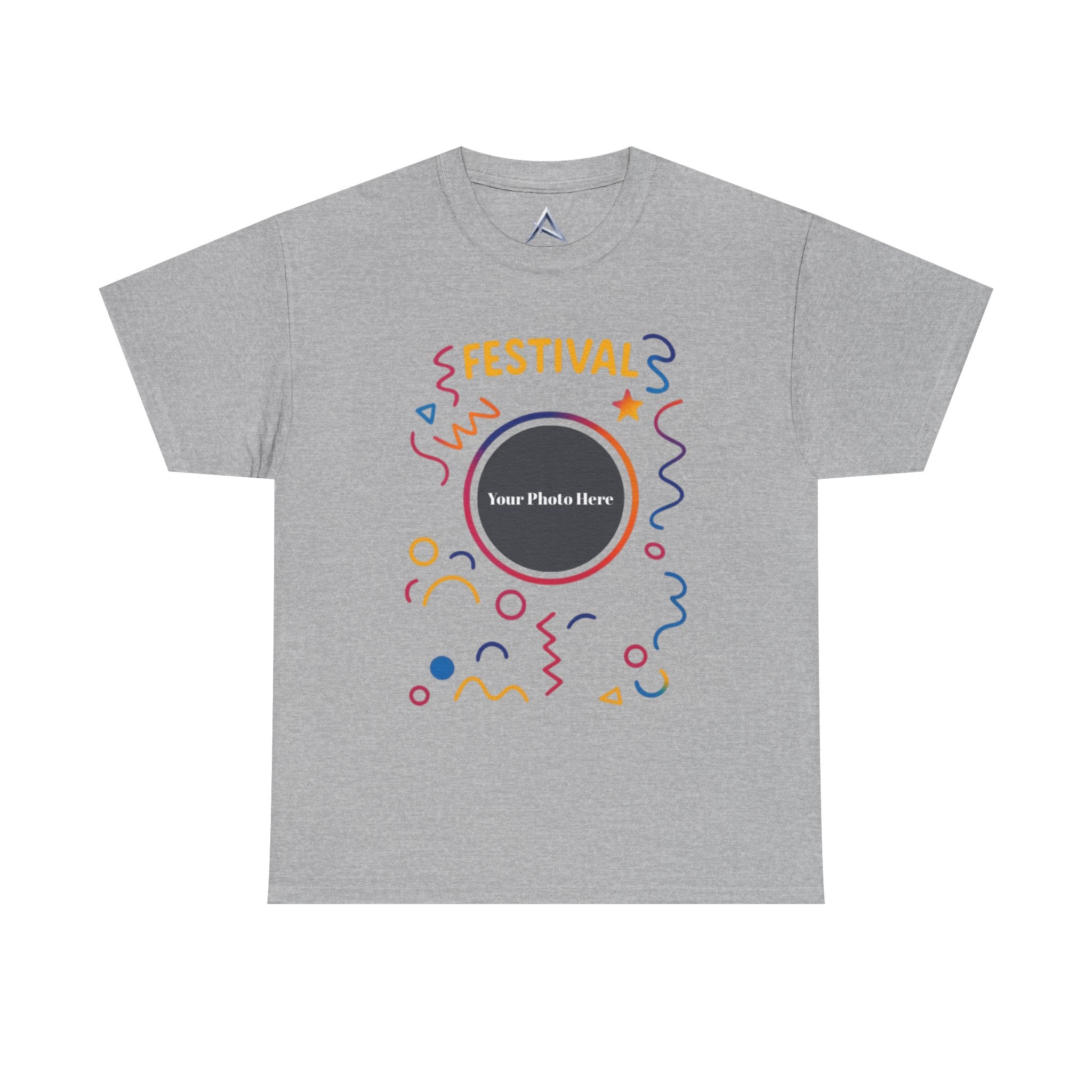 Festival Custom Photo Heavy Cotton Tee