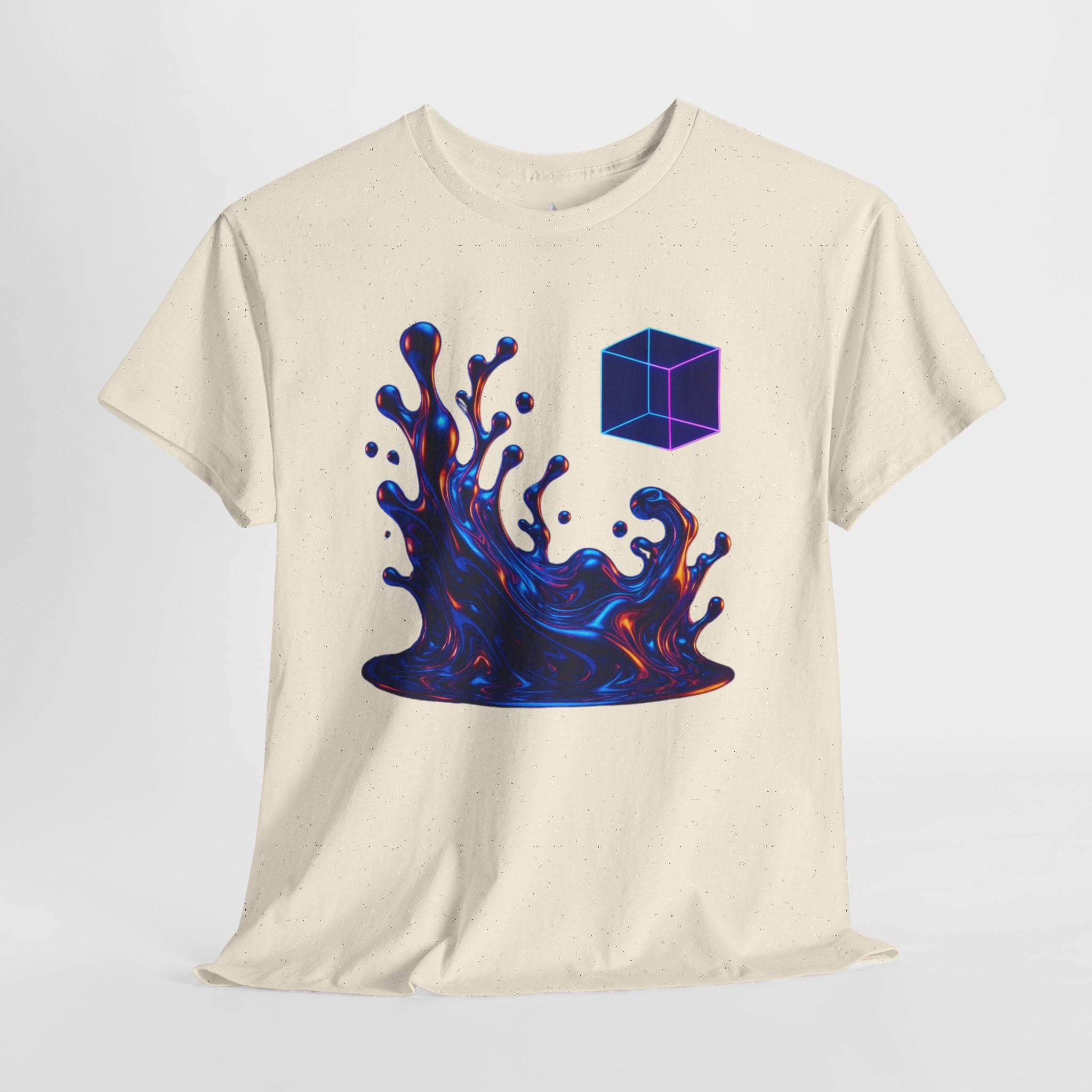 Vibrant Splash Art Unisex Heavy Cotton Tee