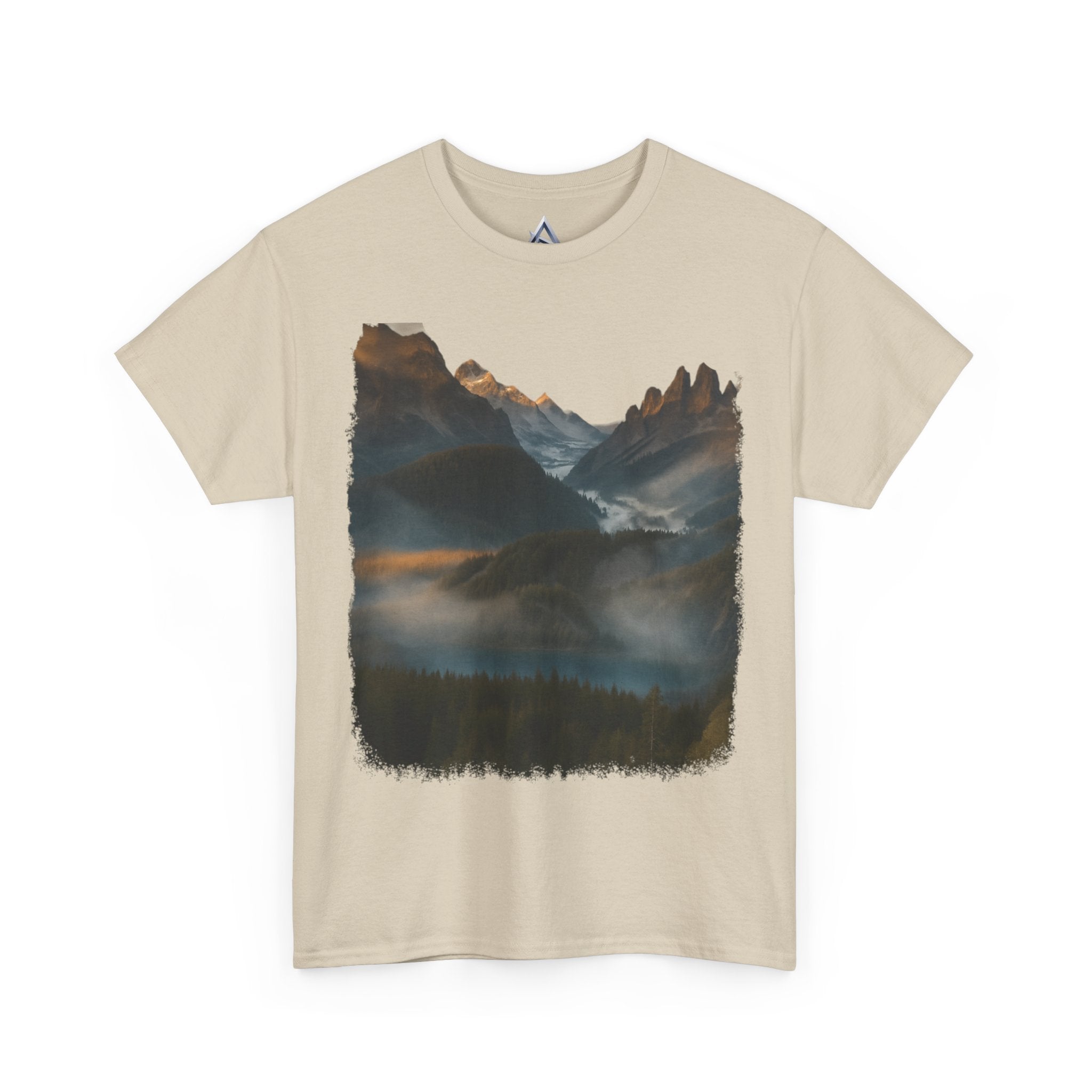 Nature-Inspired Unisex Heavy Cotton Tee, Outdoor, Adventure, Casual Wear, Gift for Nature Lovers, Hiking Merchandise