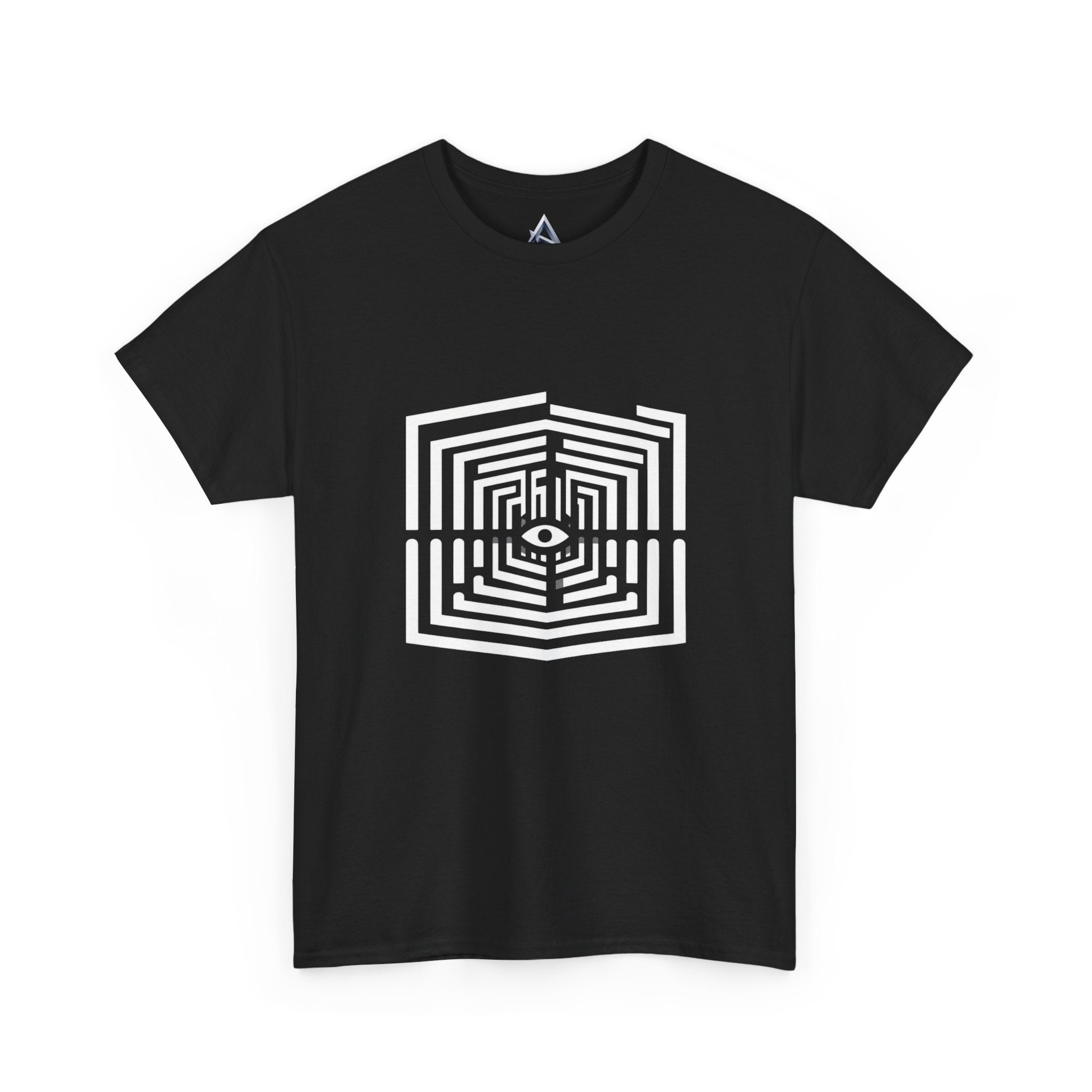 Geometric Maze Heavy Cotton Tee