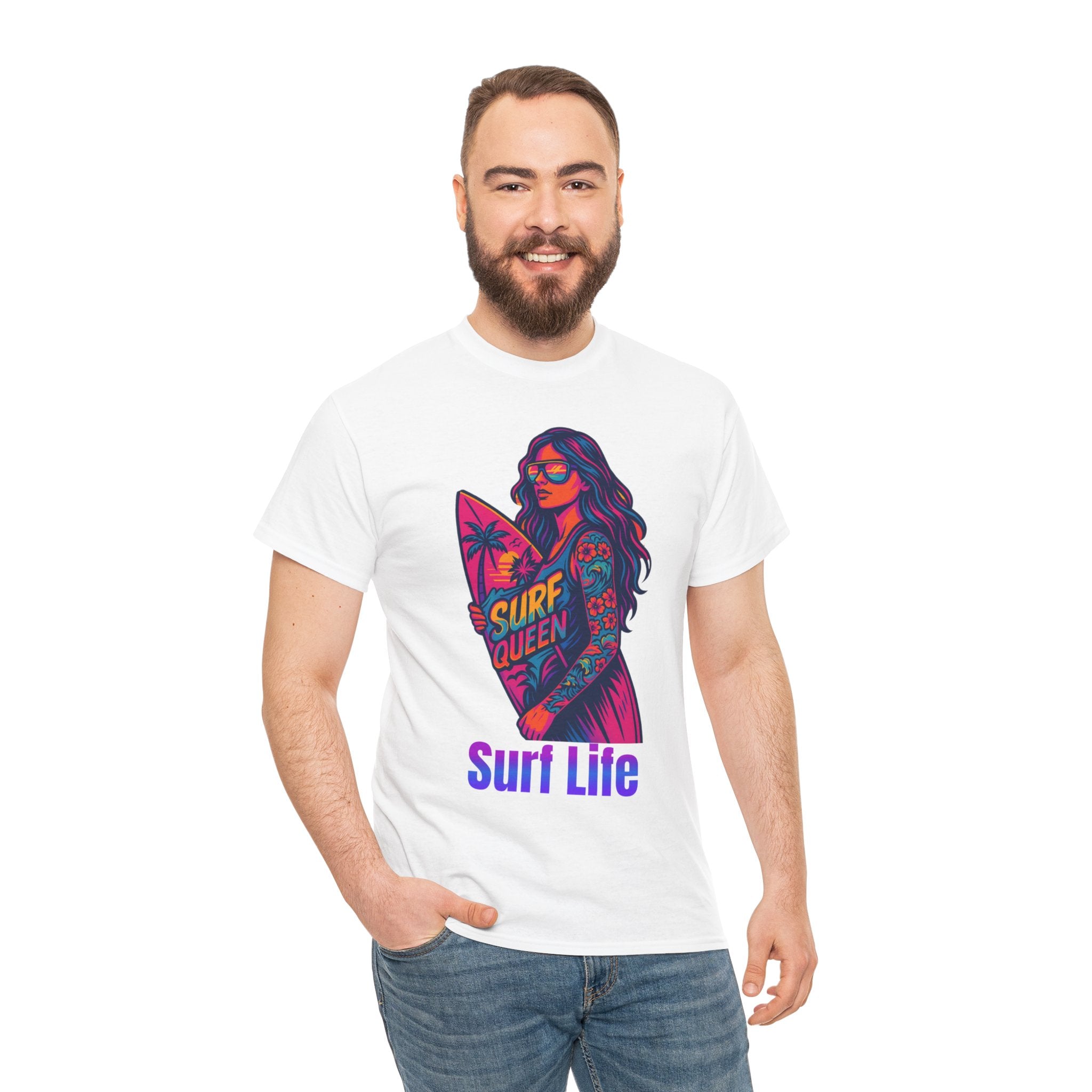 Surf Queen Unisex Heavy Cotton Tee