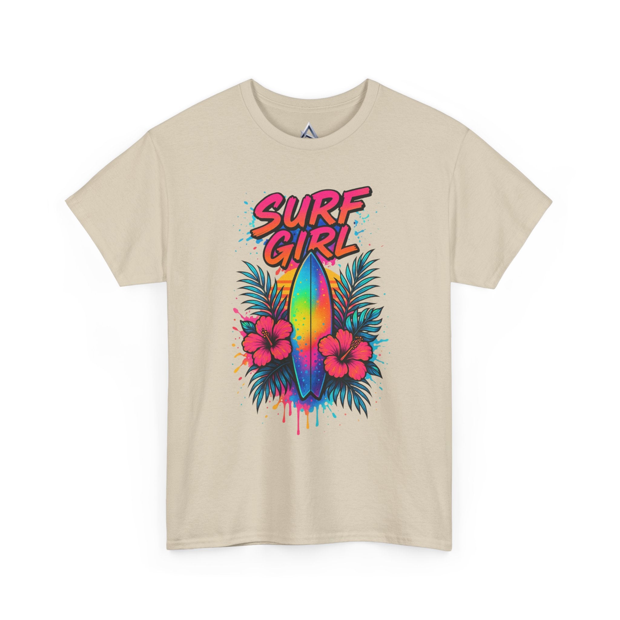 Surf Girl Vintage Heavy Cotton Tee