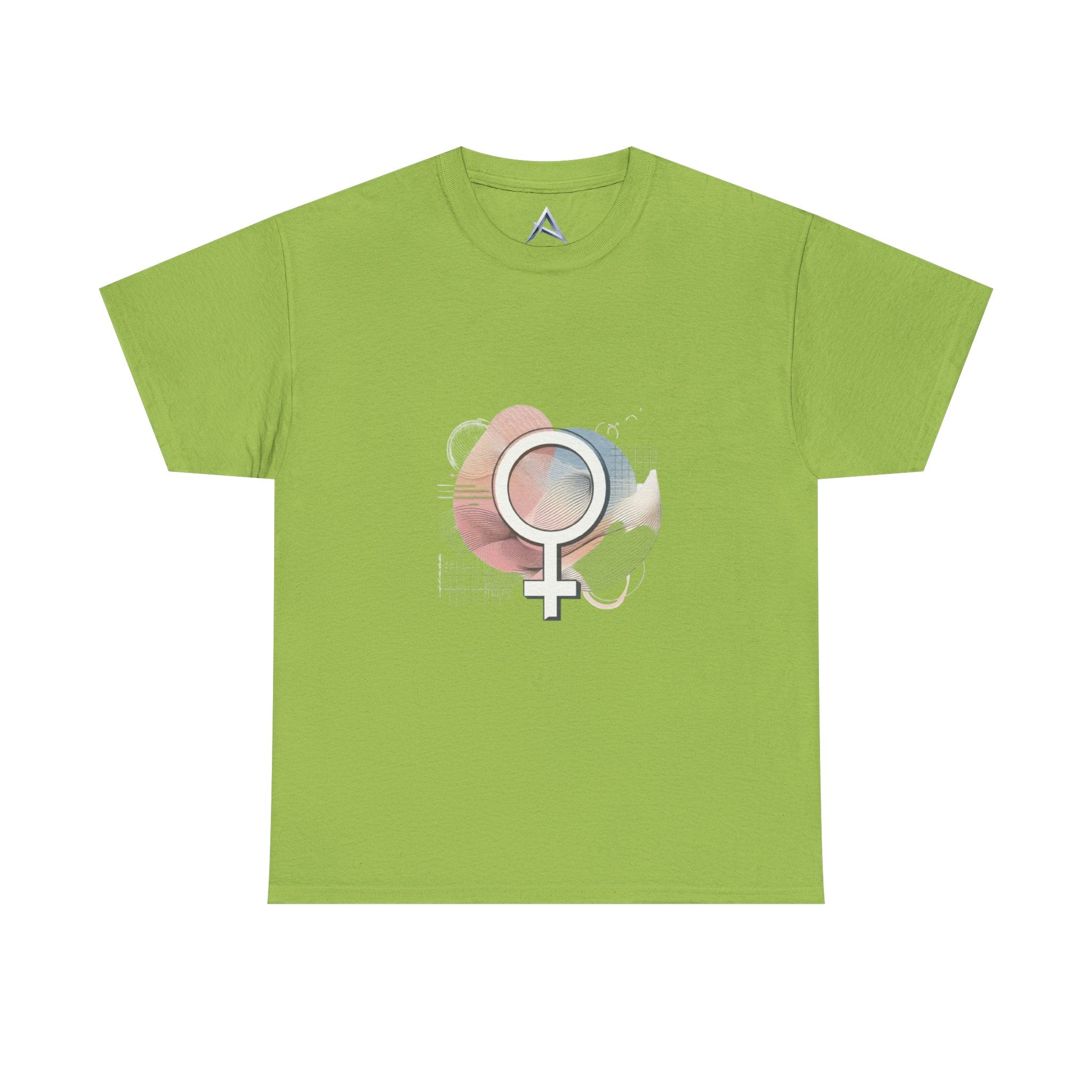 Artistic Female Symbol Unisex Heavy Cotton Tee