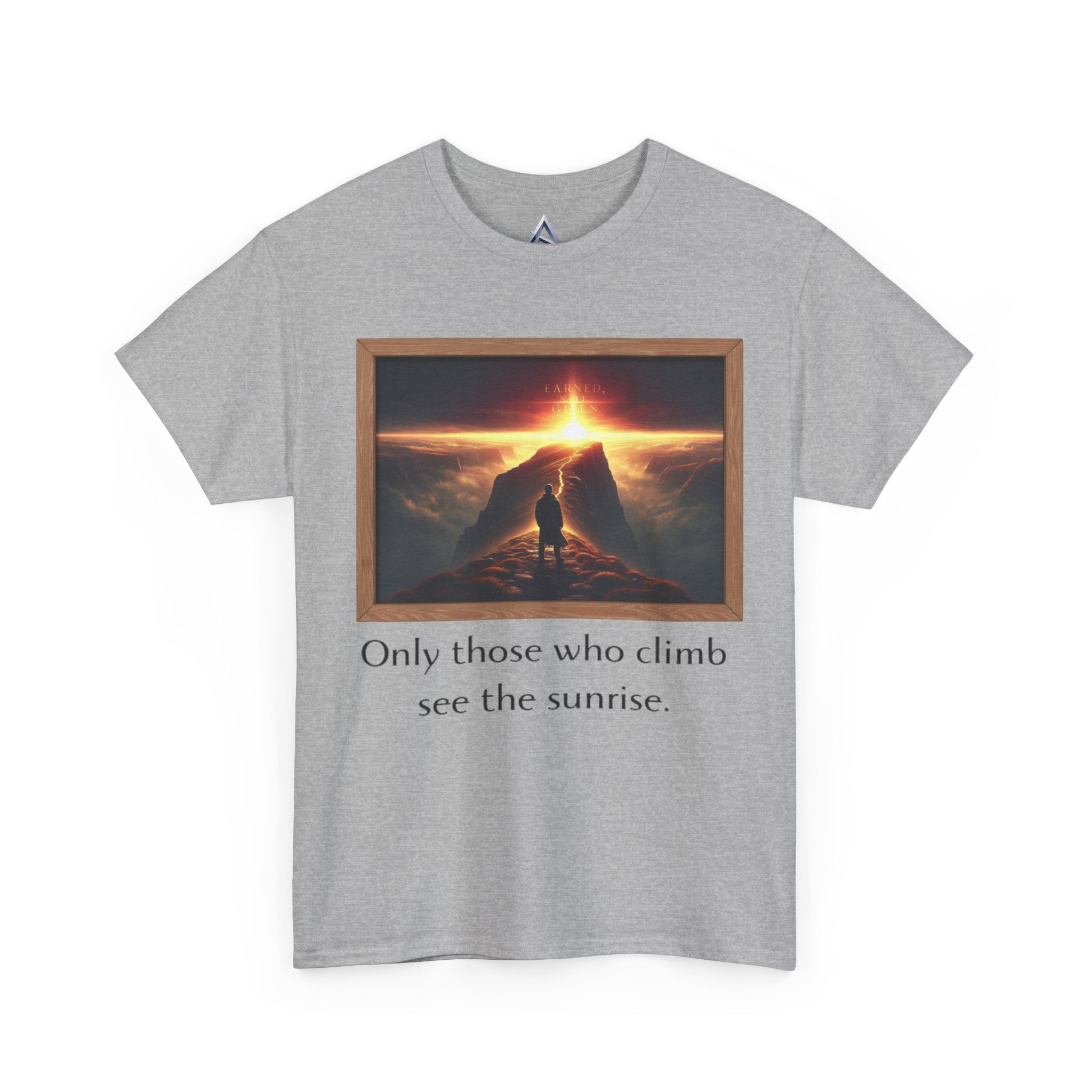 Inspirational Climb Heavy Cotton Tee