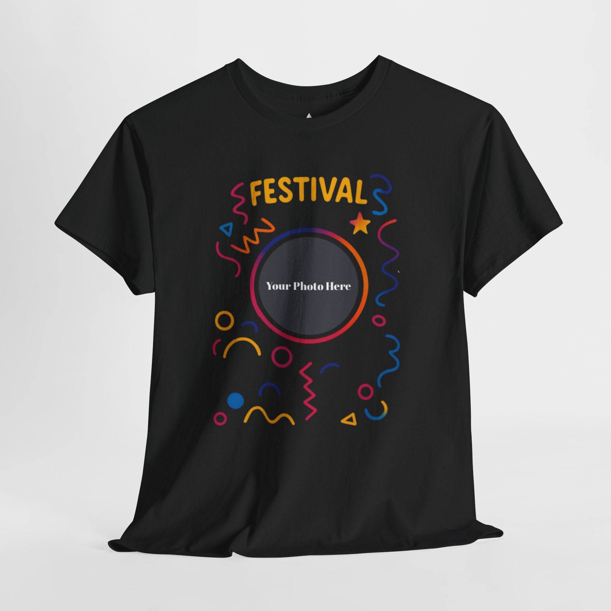 Festival Custom Photo Heavy Cotton Tee