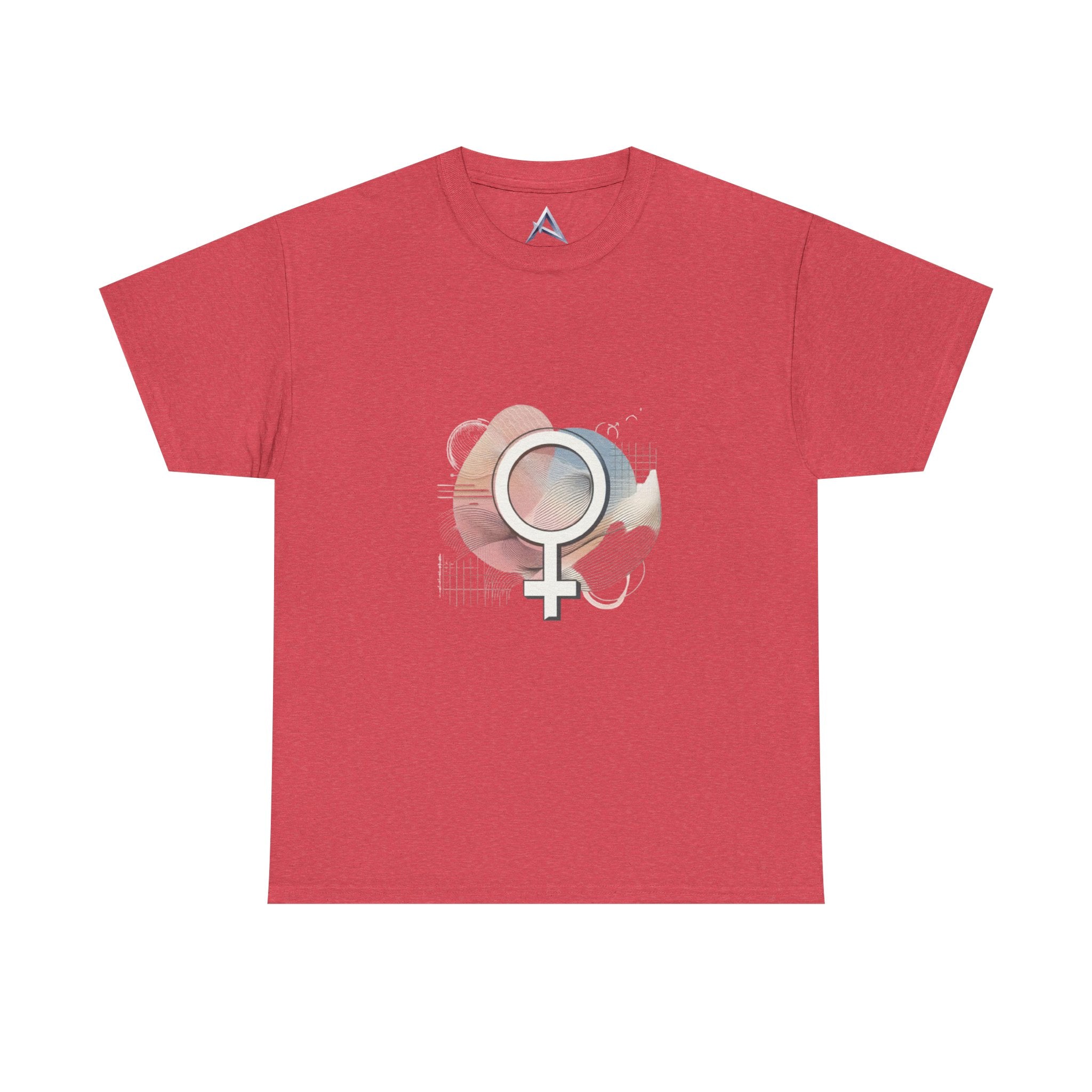 Artistic Female Symbol Unisex Heavy Cotton Tee